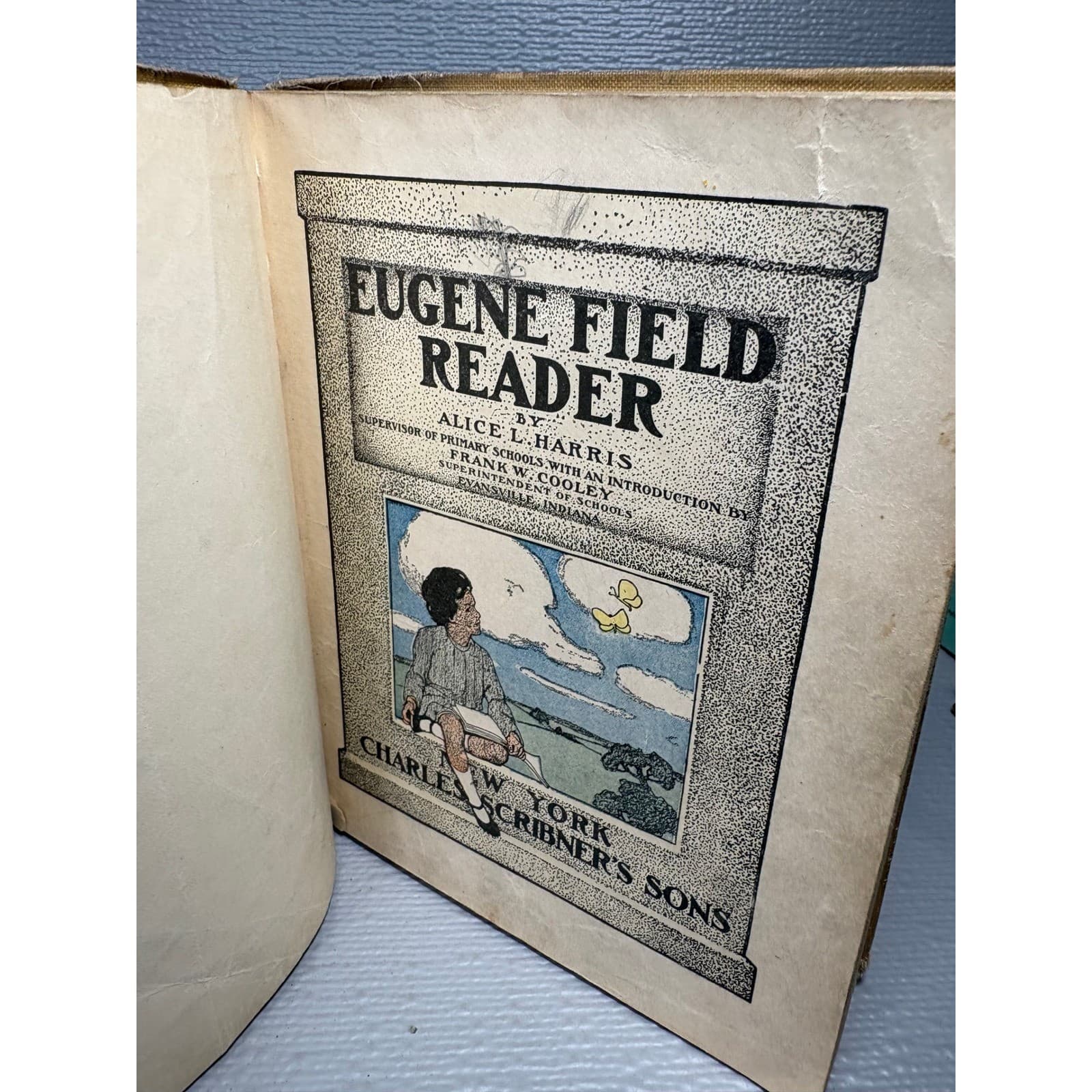 Eugene Field Reader Antique 1905 Charles Scribner's Sons Childrens Illustrated - Thumbnail 2