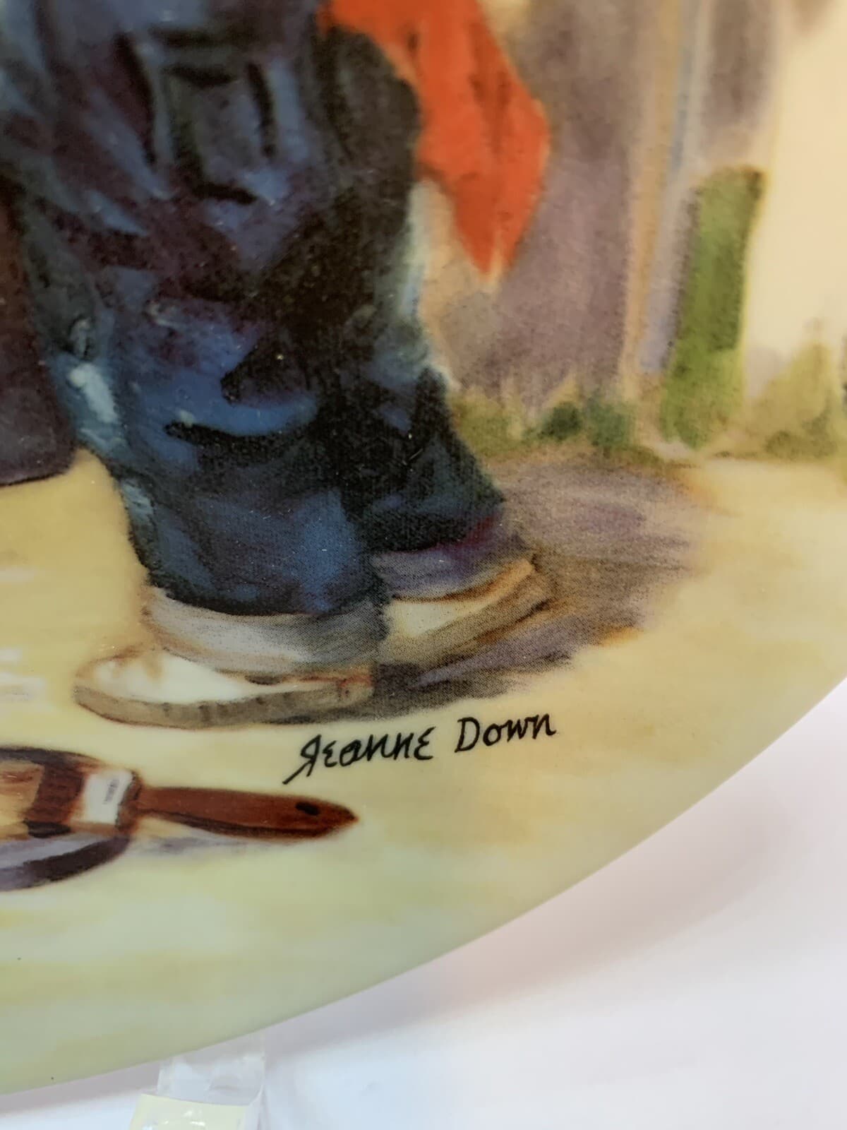 VTG Knowles 1983 "A COAT OF PAINT 3rd of 4 From Friends I Remember Series w/CoA - Thumbnail 4