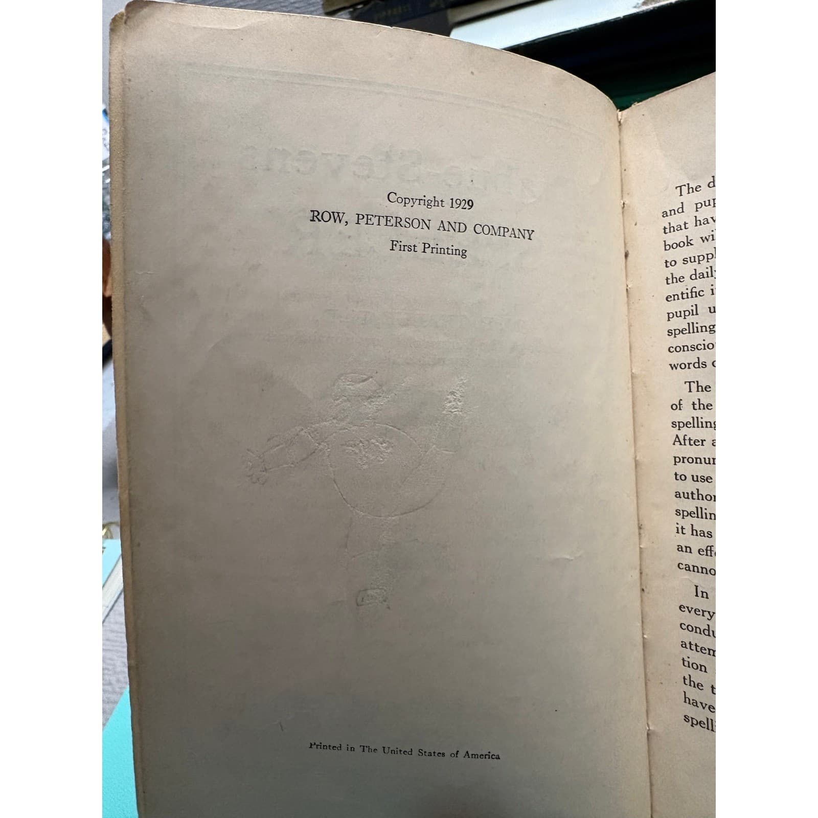 1929 The Trabue-Stevens Speller Intermediate First Printing Row Peterson Book - Thumbnail 6