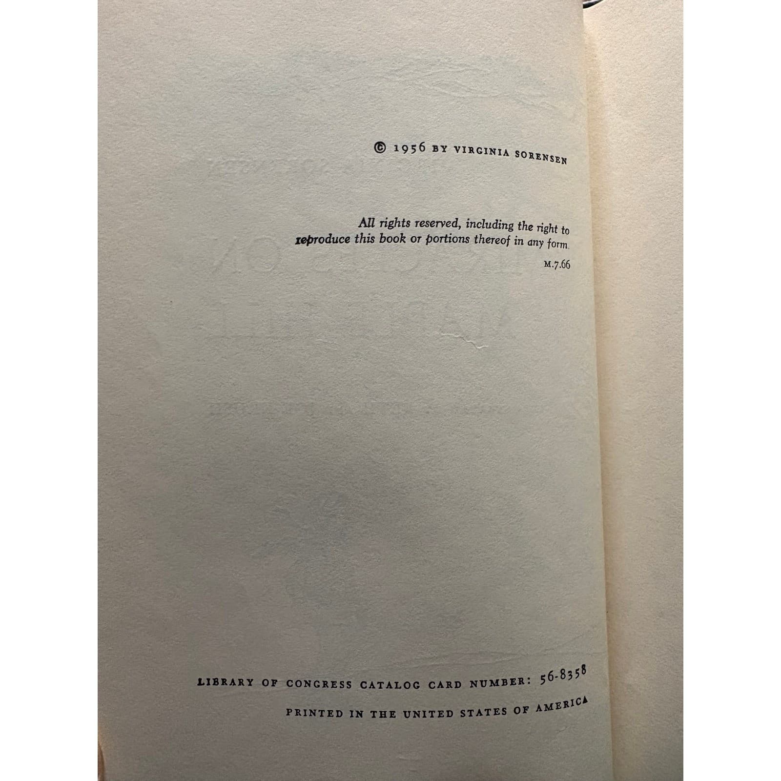 1956 Miracles on Maple Hill Virginia Sorensen Newbery Medal Vintage Hardcover - Thumbnail 7