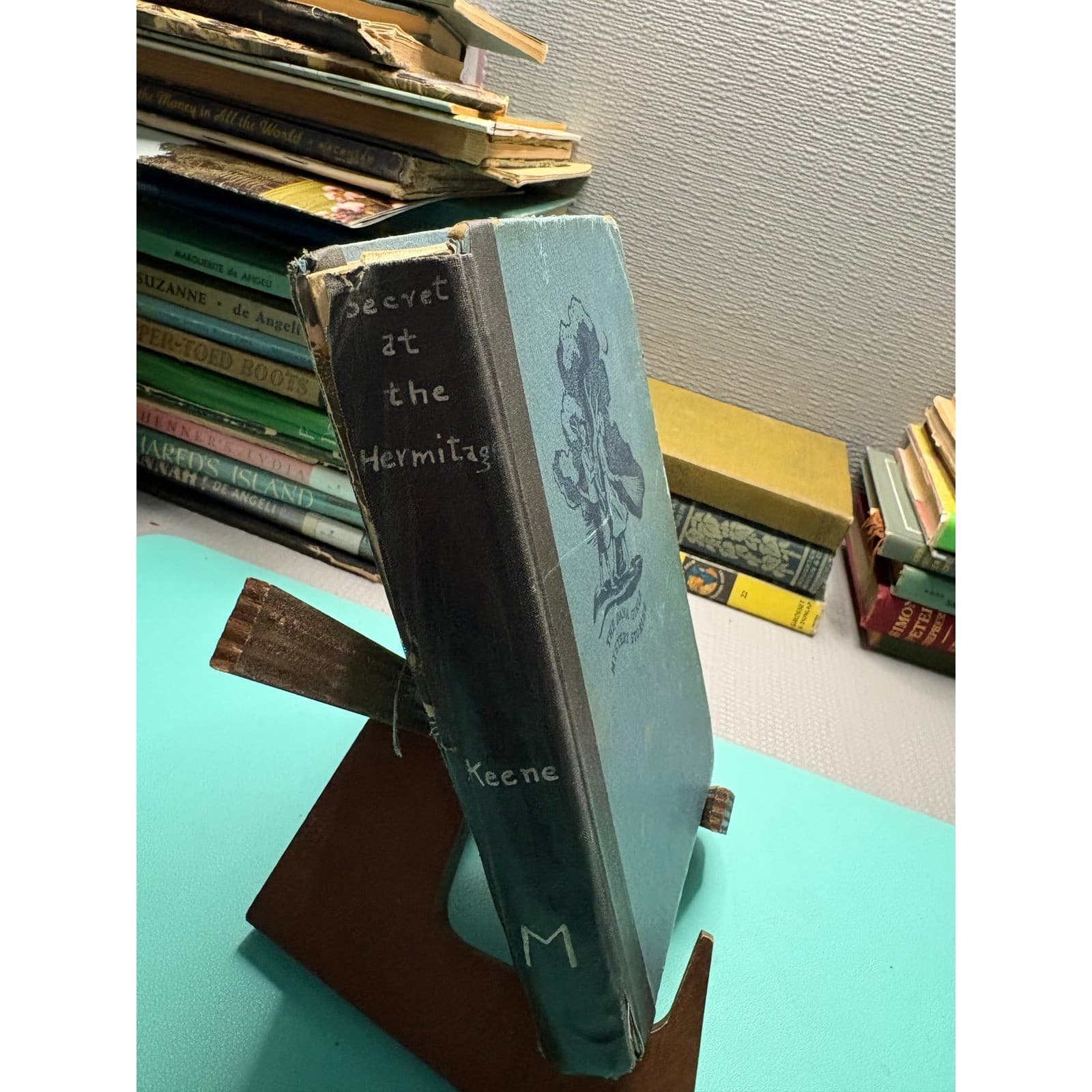 1936 The Secret at the Hermitage Dana Girls Mystery Carolyn Keene Hardcover - Thumbnail 2