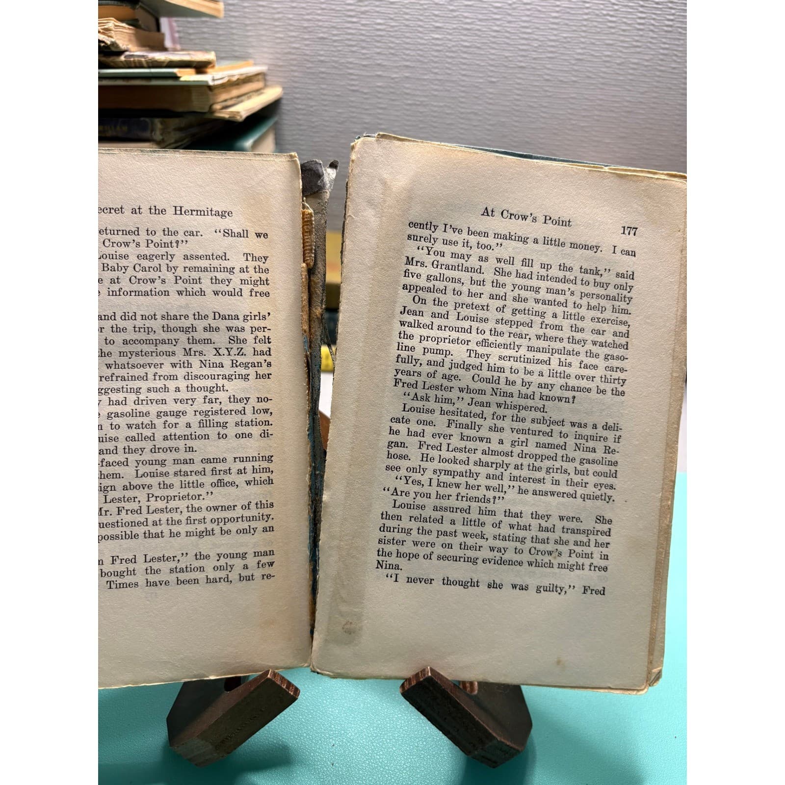 1936 The Secret at the Hermitage Dana Girls Mystery Carolyn Keene Hardcover - Thumbnail 9