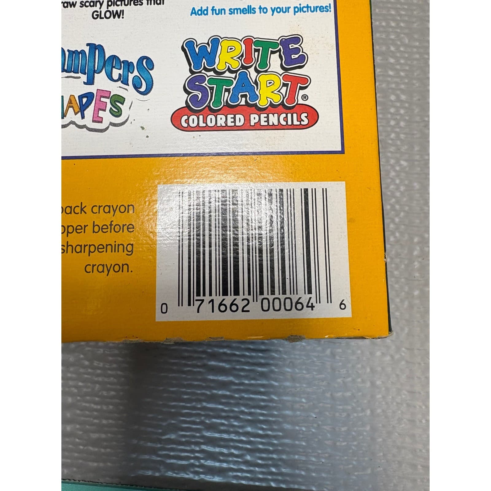 Vintage 1997 Crayola 64 Crayons Box with Built-In Sharpener Never Used Open Box - Thumbnail 5