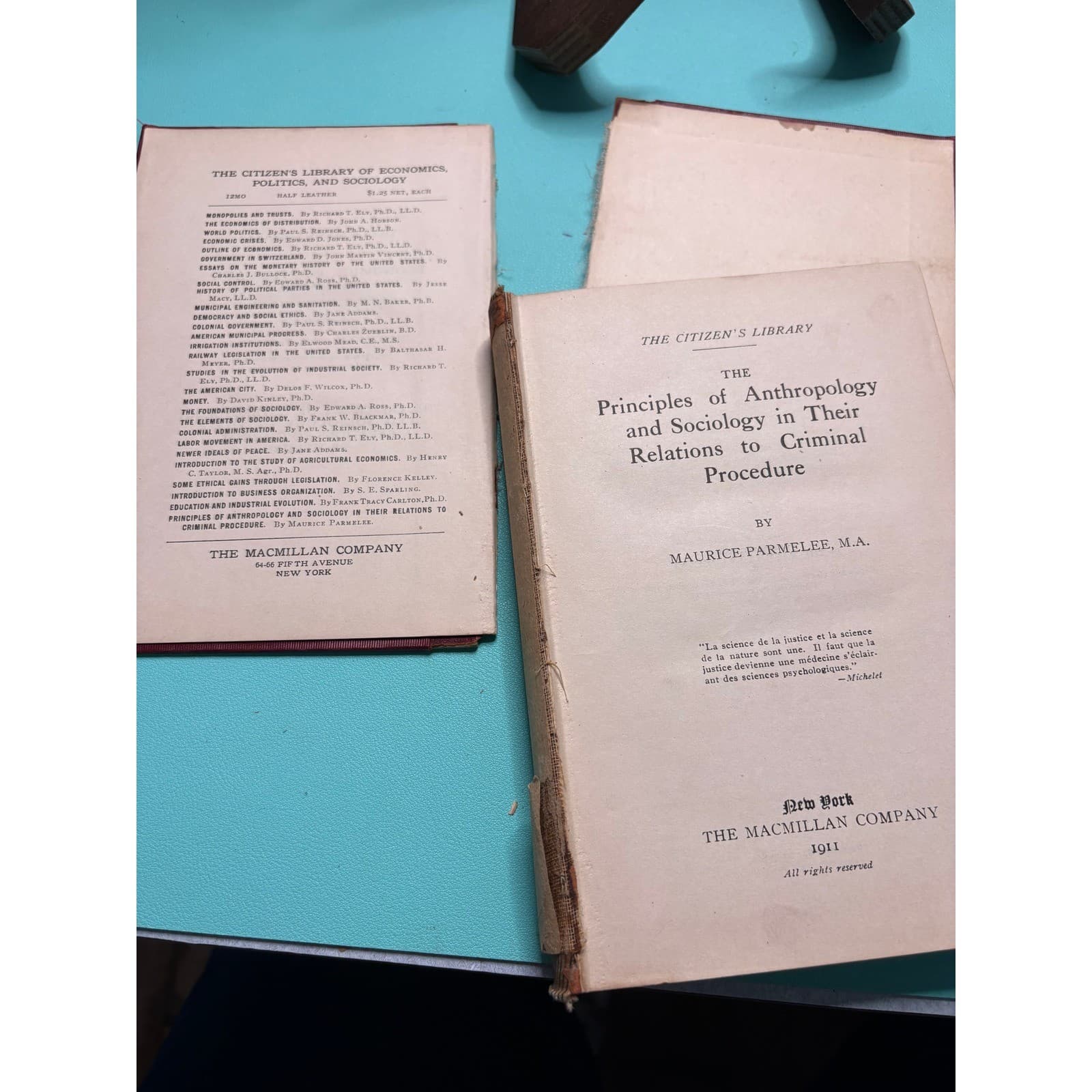 1911 Principles of Anthropology Sociology Criminal Procedure Maurice Parmelee - Thumbnail 5