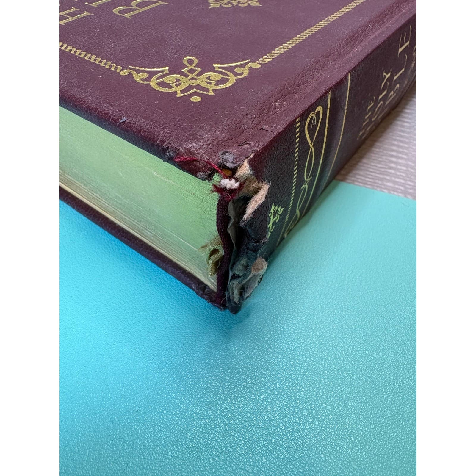The Holy Bible Illuminated Family Edition King James Version Year 2000 vintage - Thumbnail 5