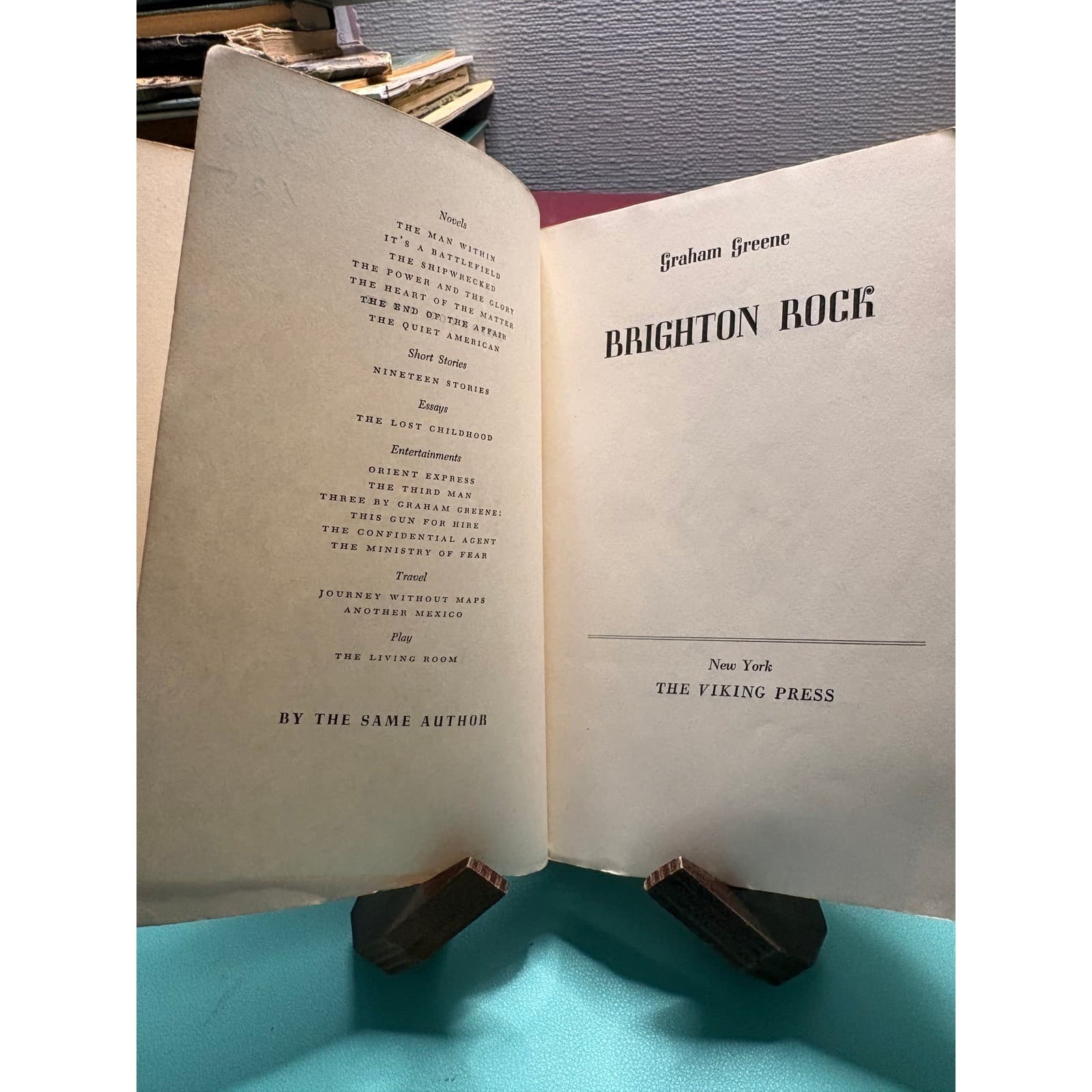 Brighton Rock Graham Greene 1956 Compass Books Viking Press Vintage Paperback - Thumbnail 5