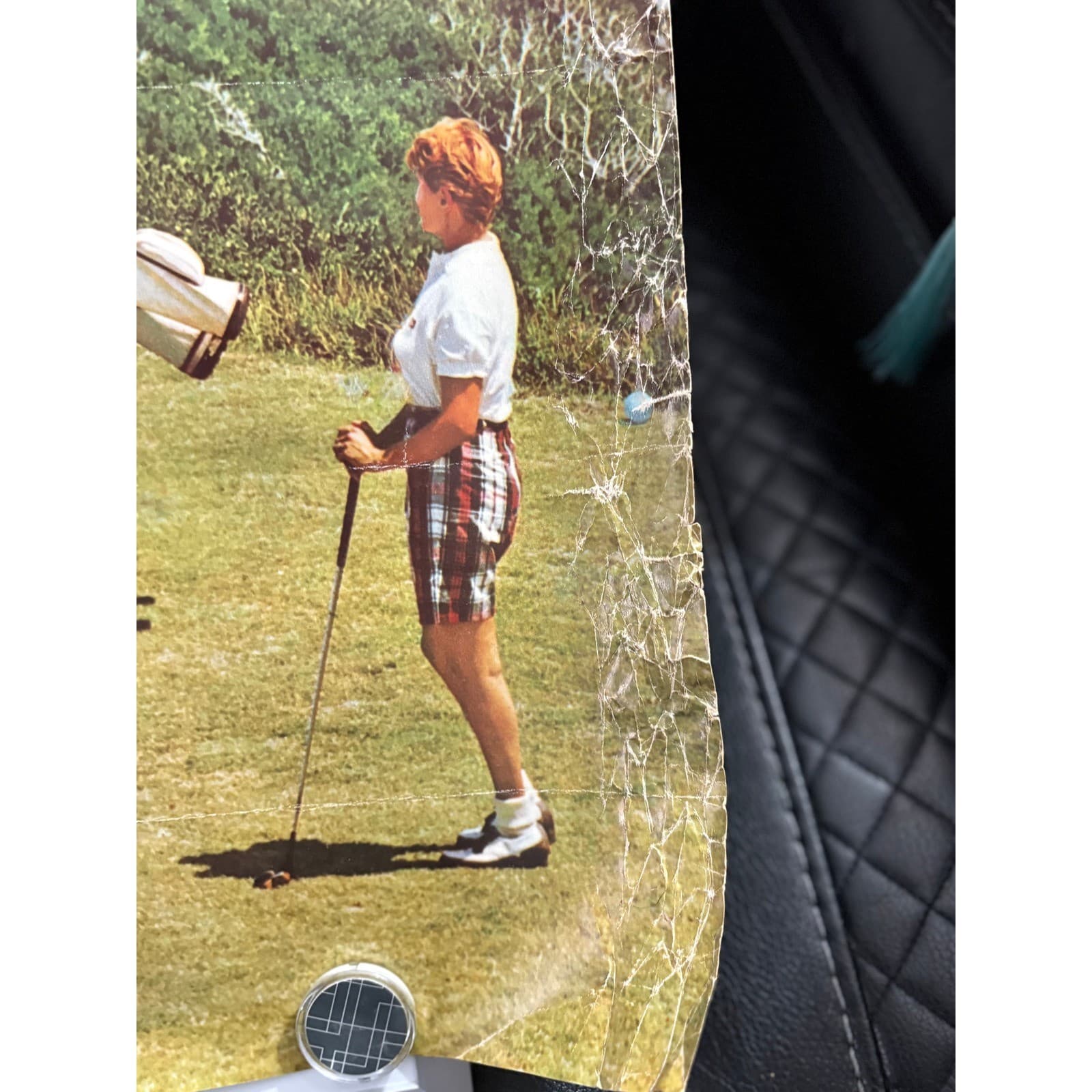 Vintage Bermuda Travel Poster Golf Scene Beach Ocean Mid Century Retro Art - Thumbnail 2