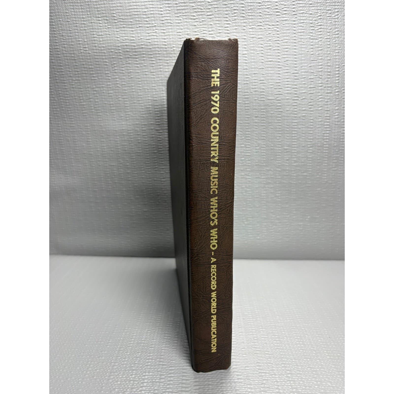 The Country Music Who's Who 1970 Edition Record World Publication Vintage Book - Thumbnail 3