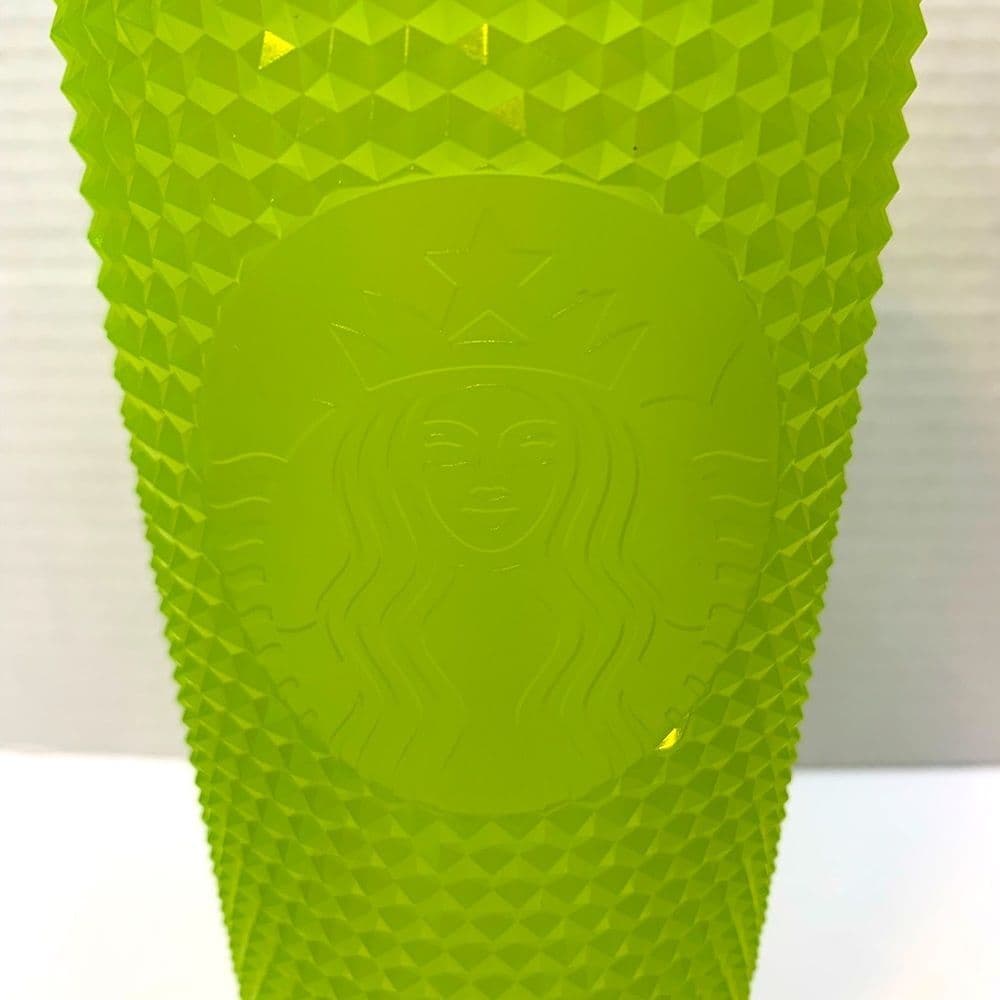 STARBUCKS - 2022 Glow in the Dark / 24 oz Studded Tumbler- New Green Lemongrass. - Thumbnail 3