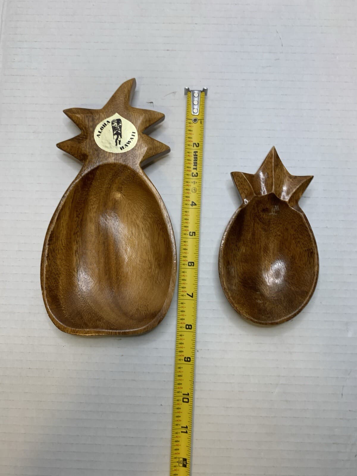 Vintage Monkey Pod Pineapple Bowl Dishes Made In Philippines - Thumbnail 6