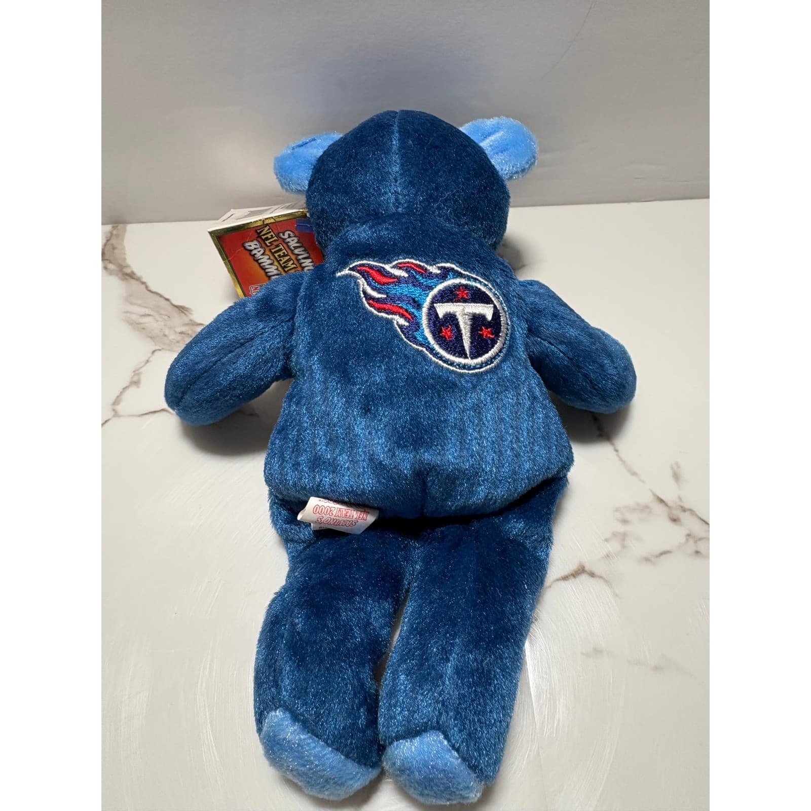 NFL Team 2000 Bammers Tennessee Titans Plush Bear Navy Blue 8.5 Inch by Salvinos - Thumbnail 6