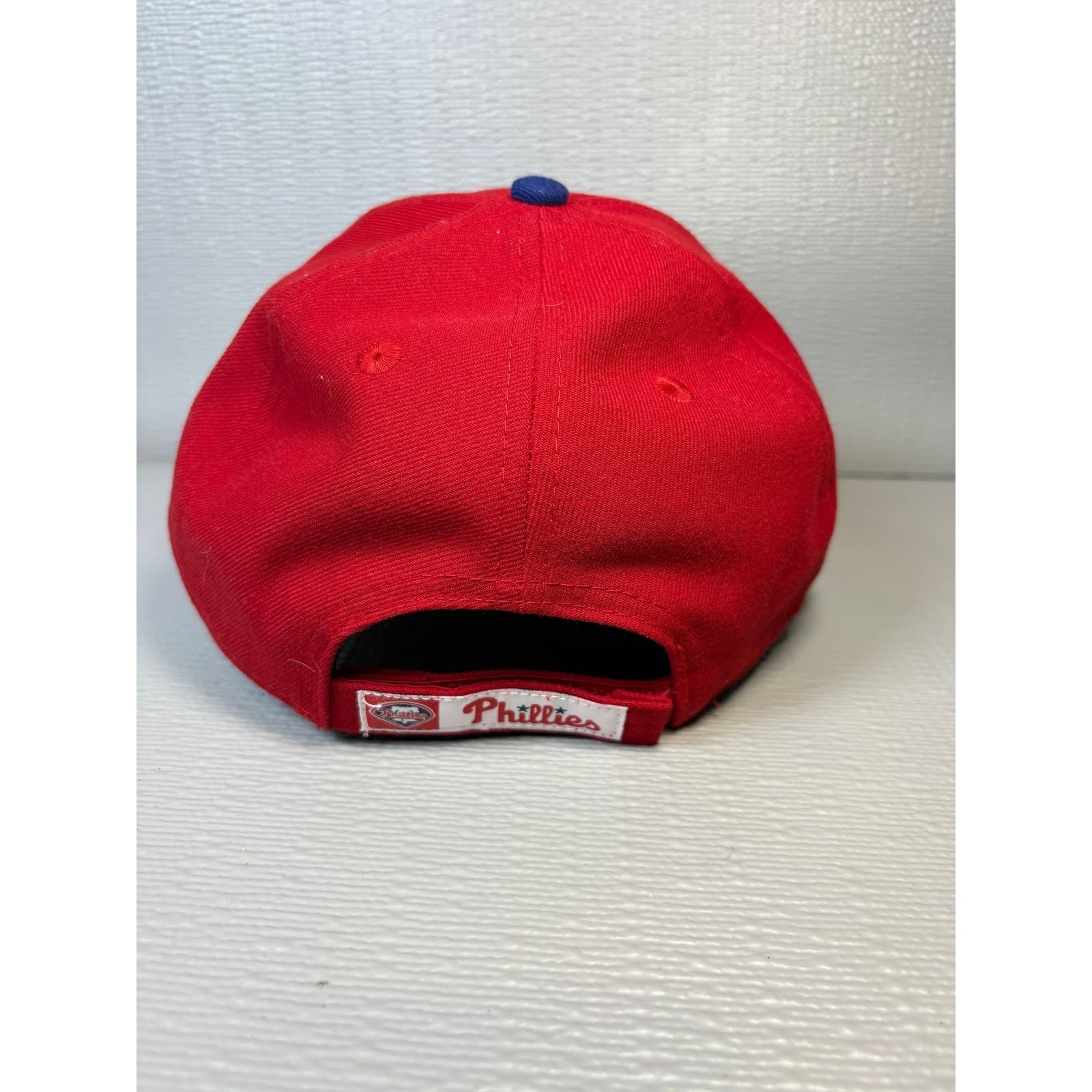 Philadelphia Phillies New Era Signed Hat JP Crawford Bobblehead MLB Auth Red Cap - Thumbnail 6