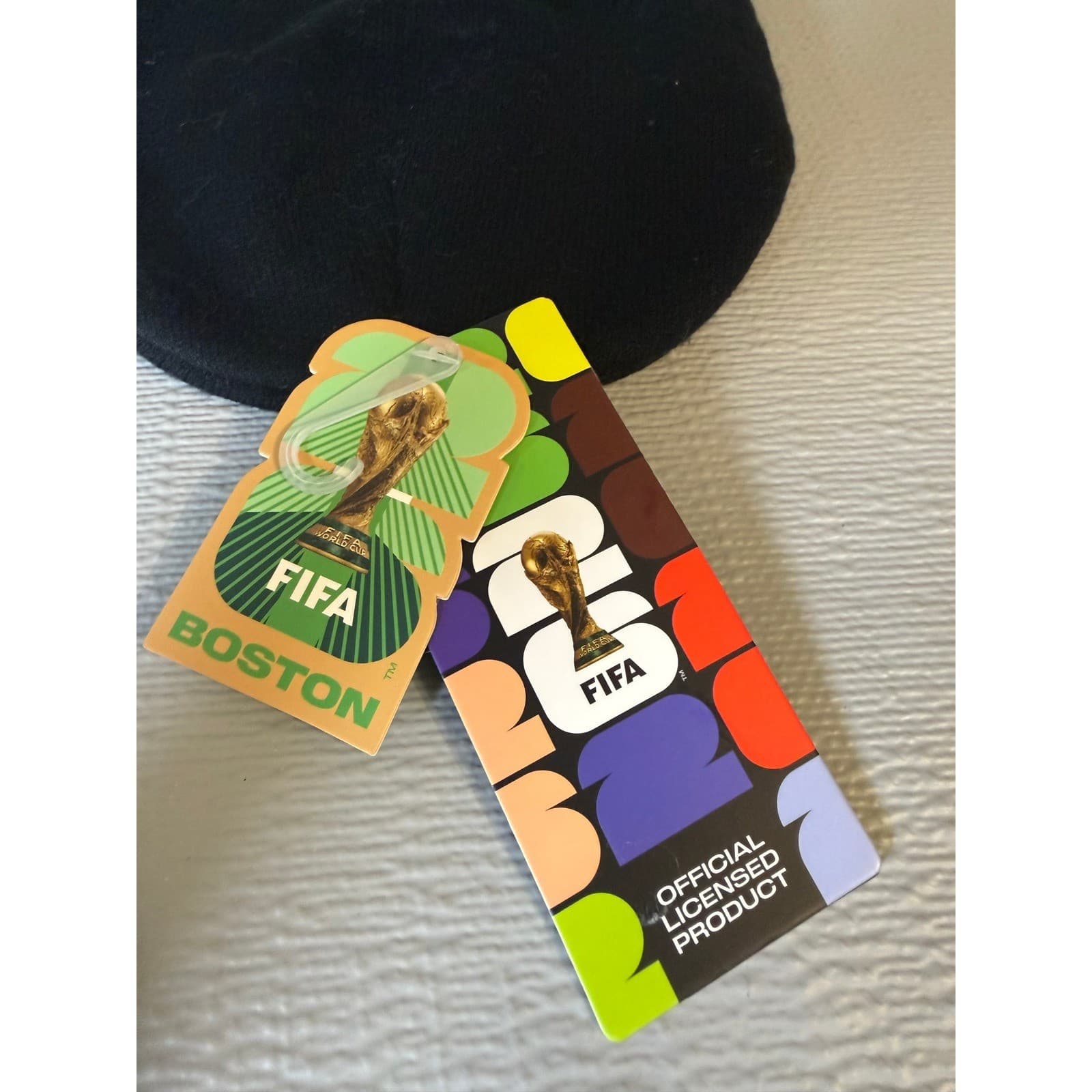 FIFA World Cup 2026 Boston PB1 Patch Beanie Black Green Official Licensed Hat - Thumbnail 4