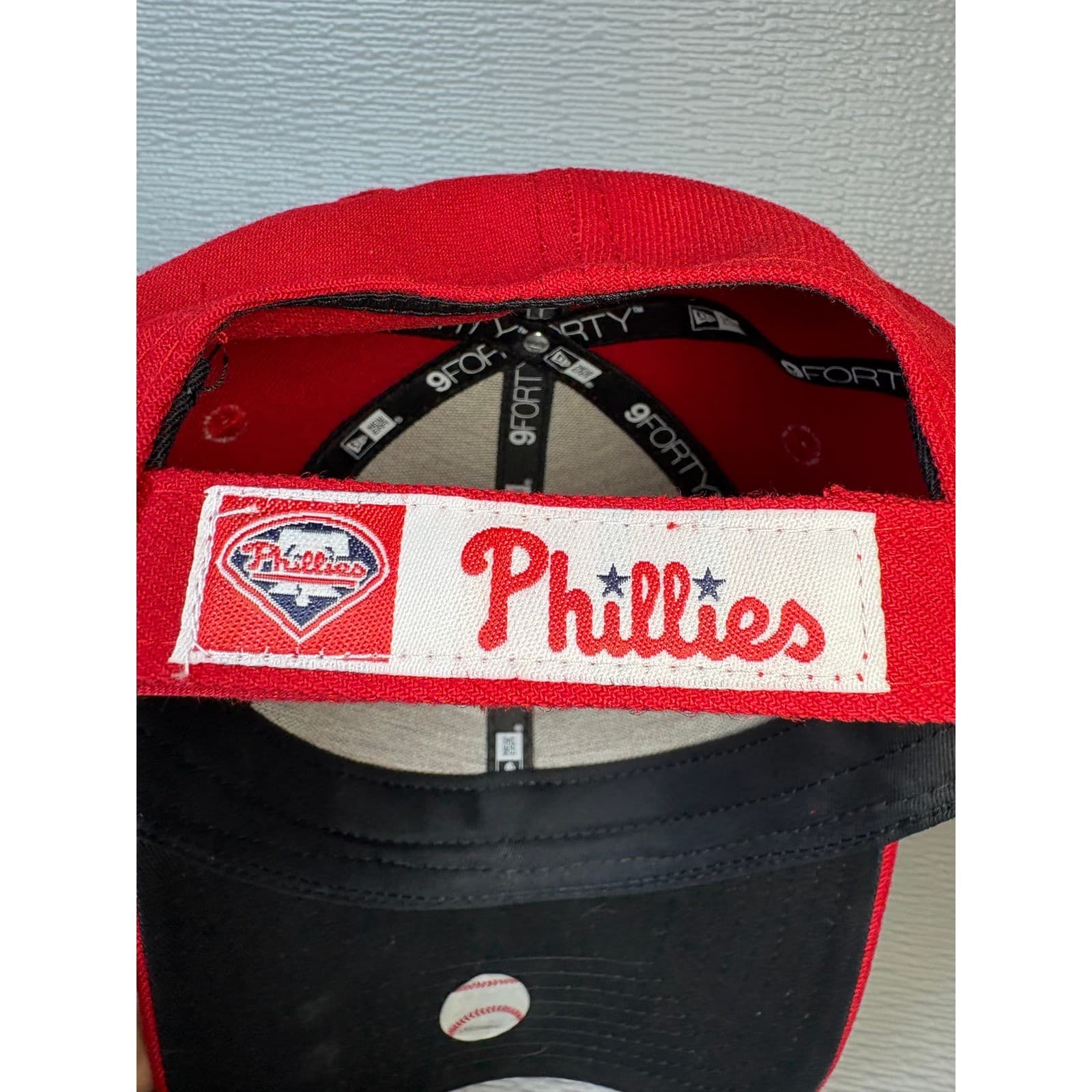 Philadelphia Phillies New Era Signed Hat JP Crawford Bobblehead MLB Auth Red Cap - Thumbnail 12