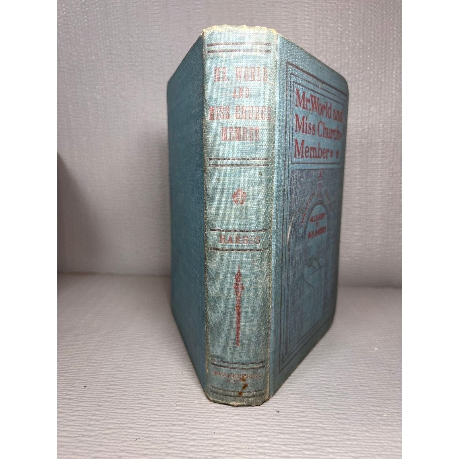 Mr World and Miss Church-Member WS Harris 1901 Revised Edition Allegory Book - Thumbnail 3