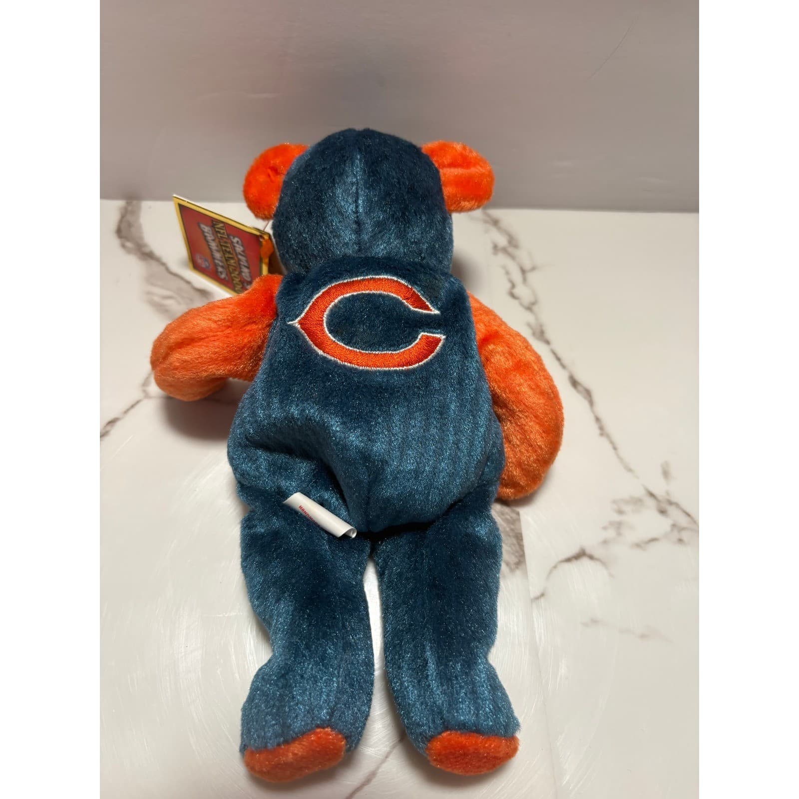 Chicago Bears Salvino's NFL Team 2000 Bammers Plush Bear Navy Orange Collectible - Thumbnail 6