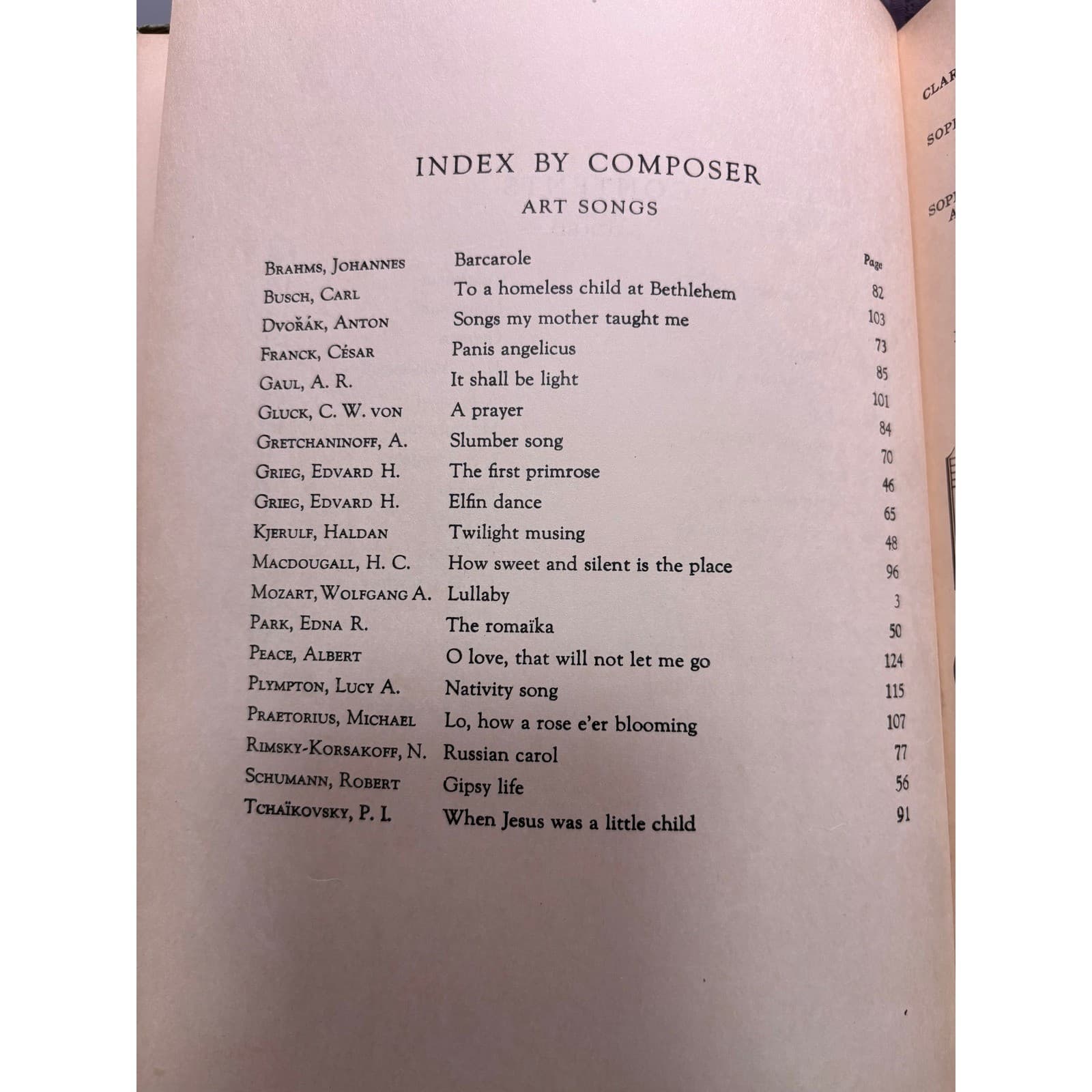 1929 The Glenn Glee Club Book for Girls Mabelle Glenn Oliver Ditson Vintage - Thumbnail 6