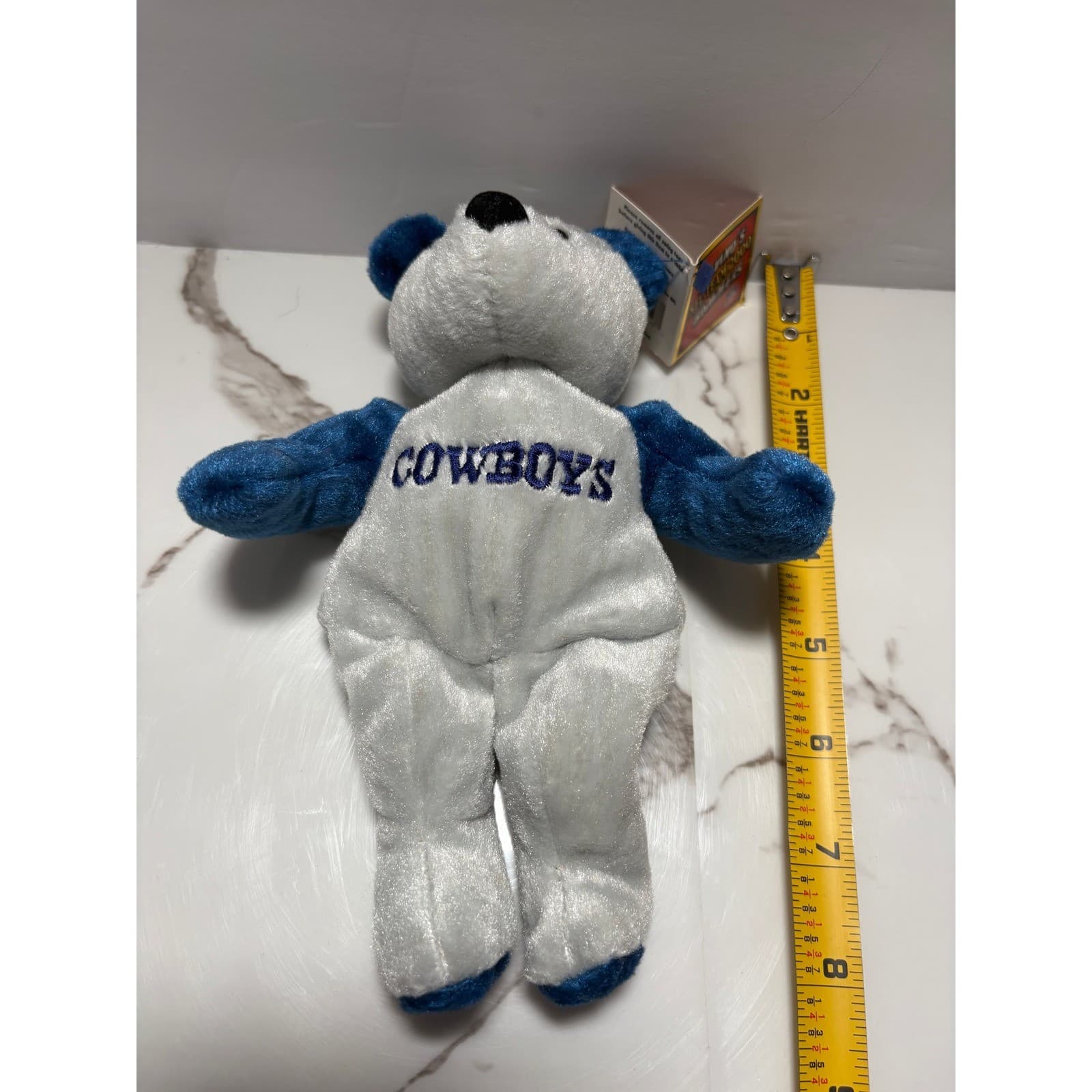 Dallas Cowboys Salvino's NFL Team 2000 Bammers Plush Bear Collectible White Blue - Thumbnail 9