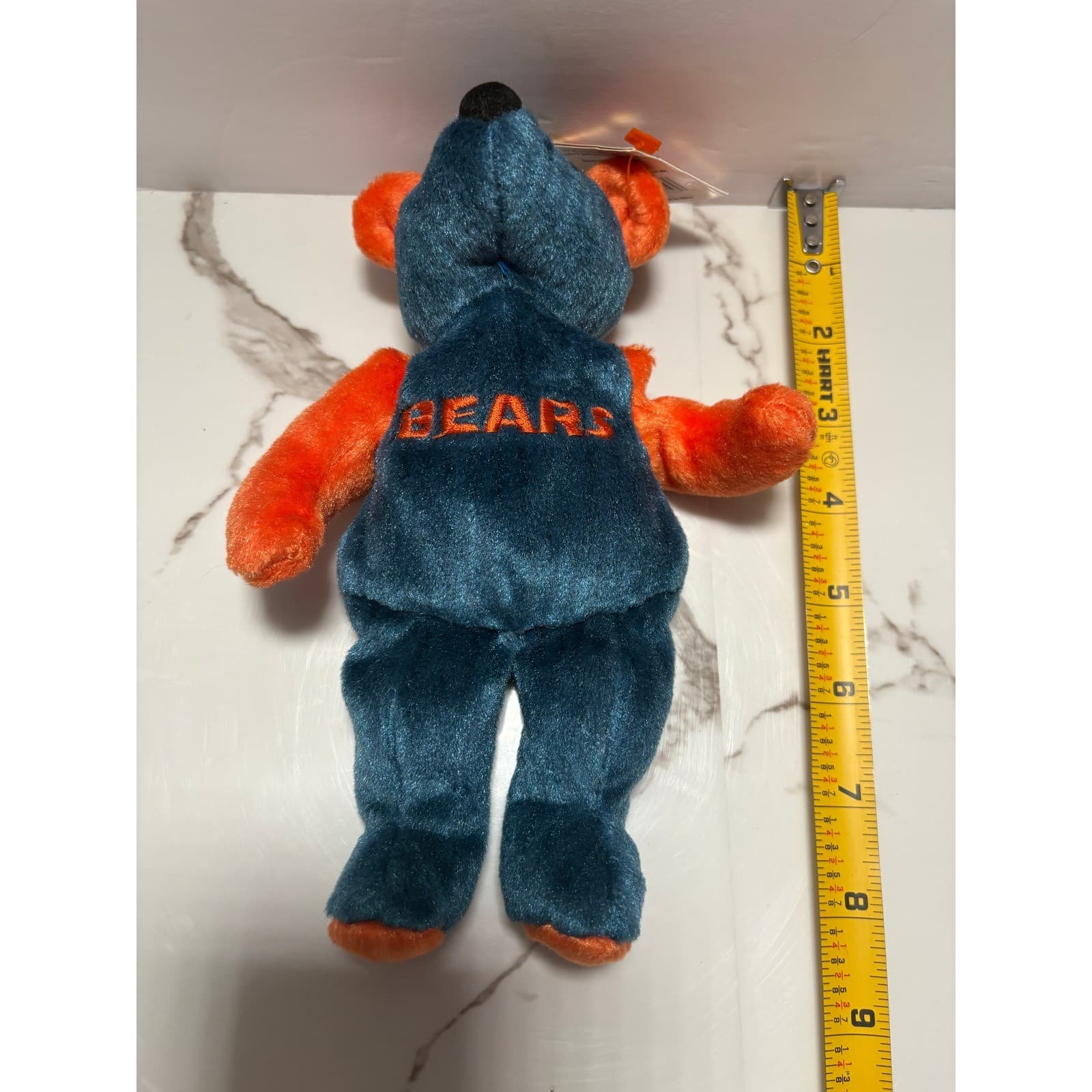Chicago Bears Salvino's NFL Team 2000 Bammers Plush Bear Navy Orange Collectible - Thumbnail 10