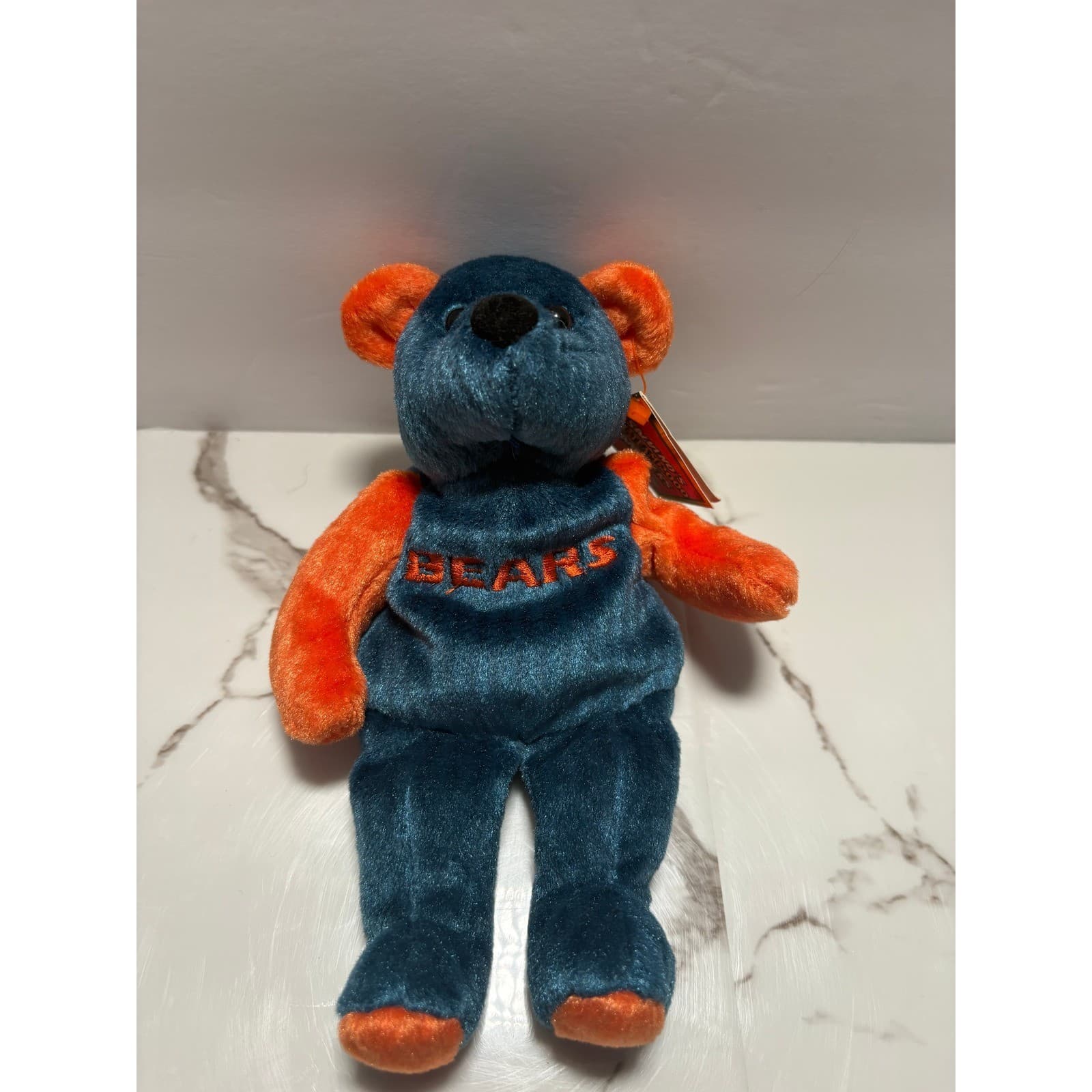 Chicago Bears Salvino's NFL Team 2000 Bammers Plush Bear Navy Orange Collectible - Thumbnail 3