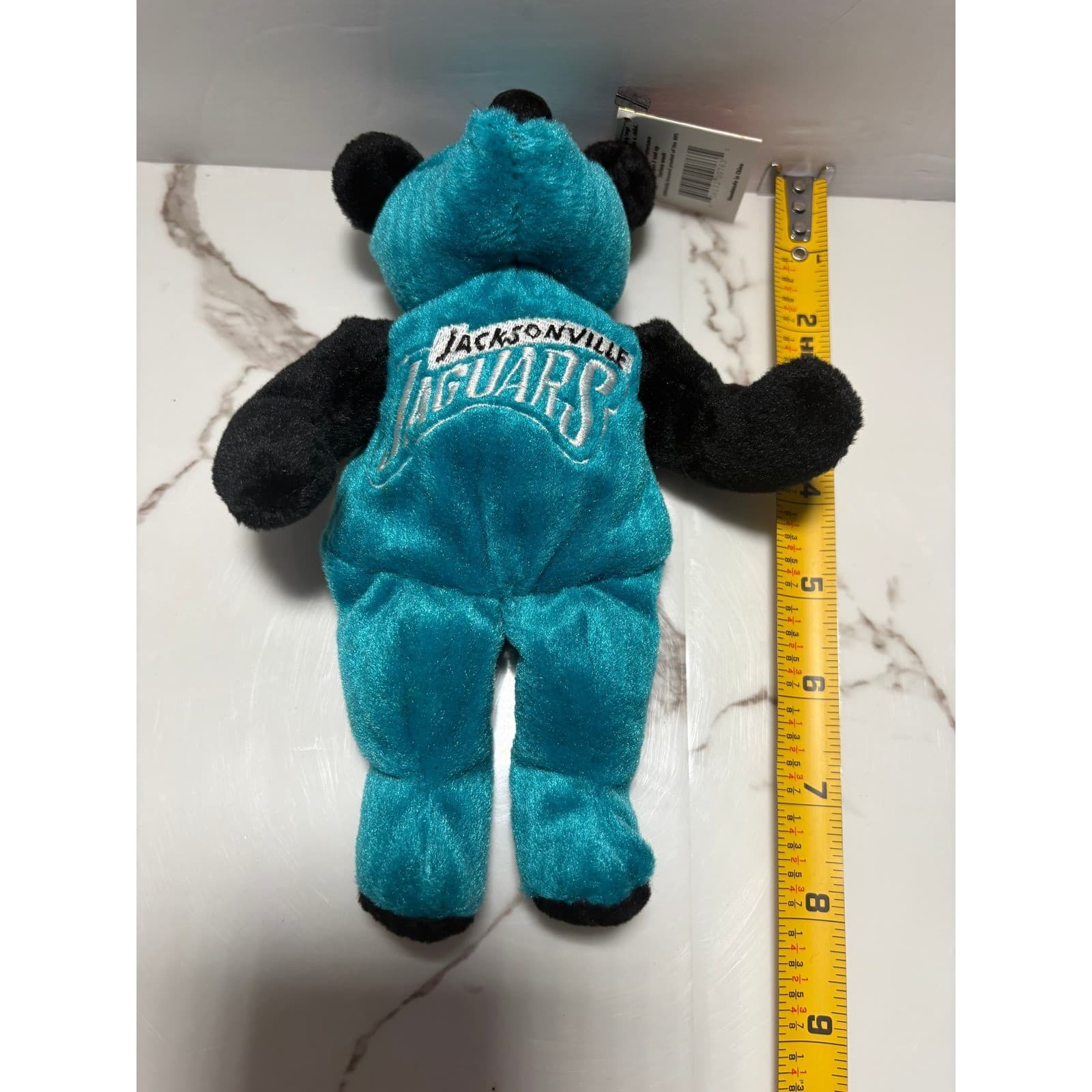 NFL Team 2000 Bammers Jacksonville Jaguars Plush Bear Teal Black Vintage - Thumbnail 10