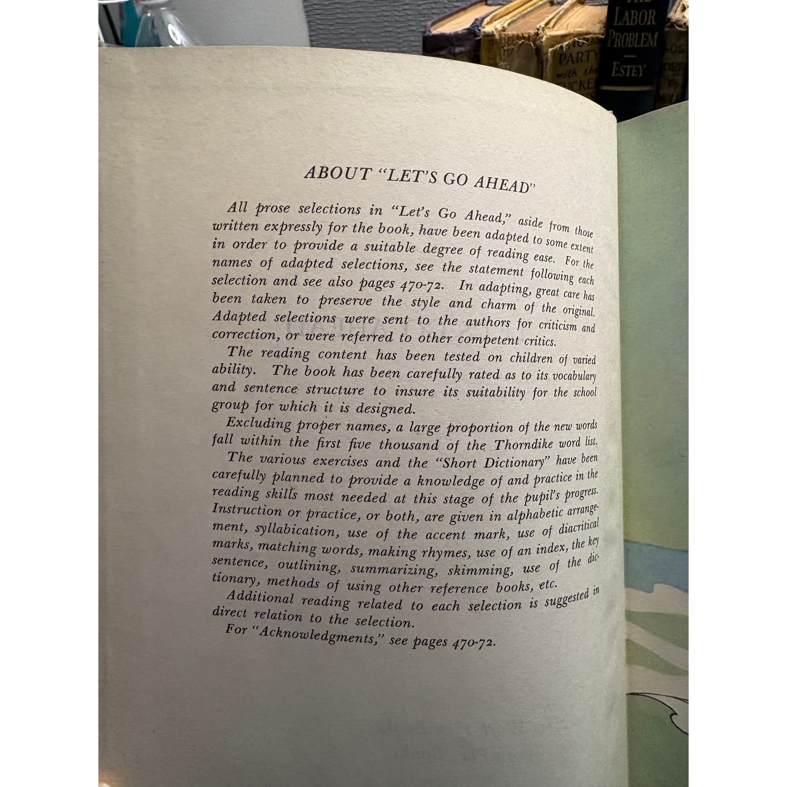 1952 Vintage Lets Go Ahead Childrens Reader Arthur I Gates Jean Ayer Macmillan - Thumbnail 7