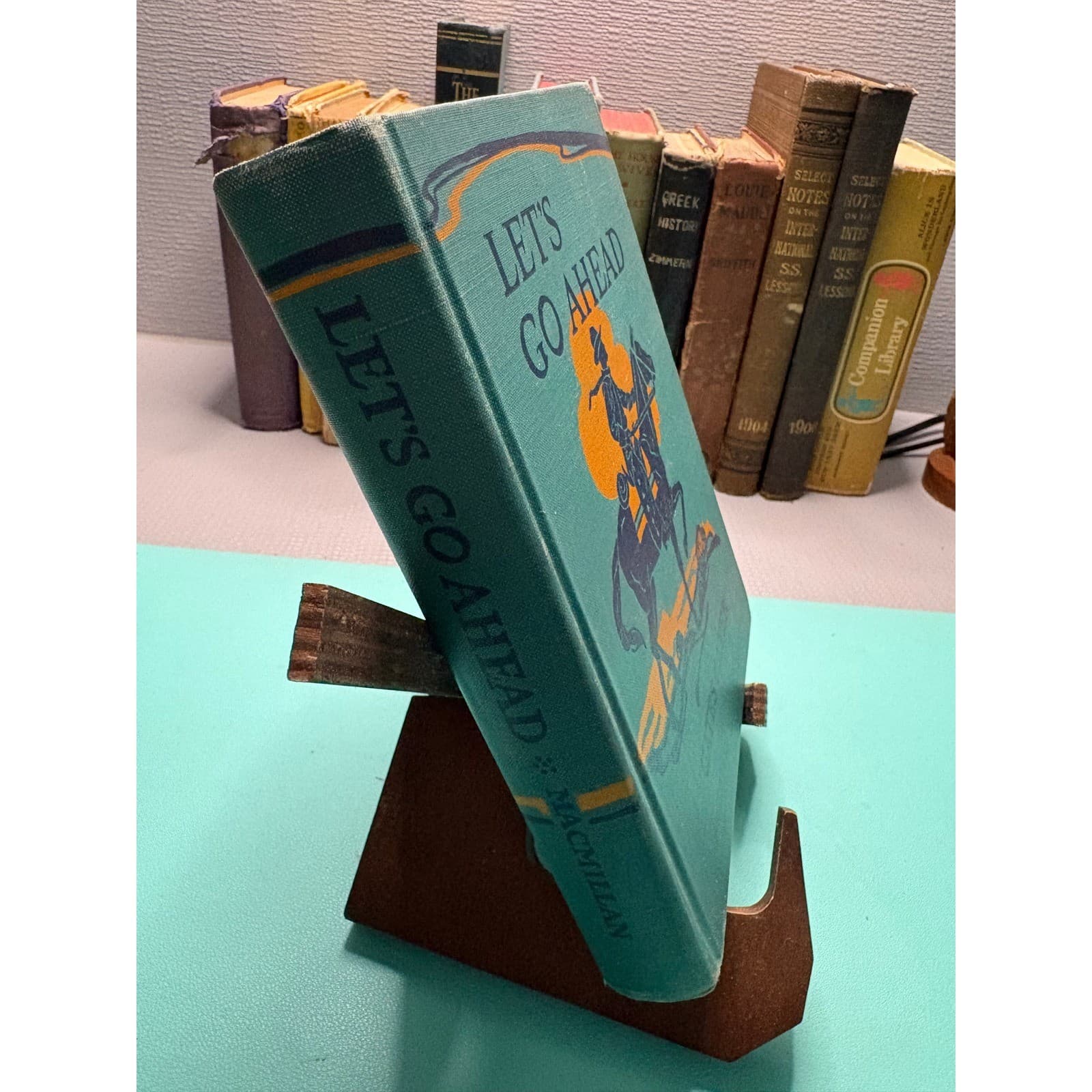 1952 Vintage Lets Go Ahead Childrens Reader Arthur I Gates Jean Ayer Macmillan - Thumbnail 2