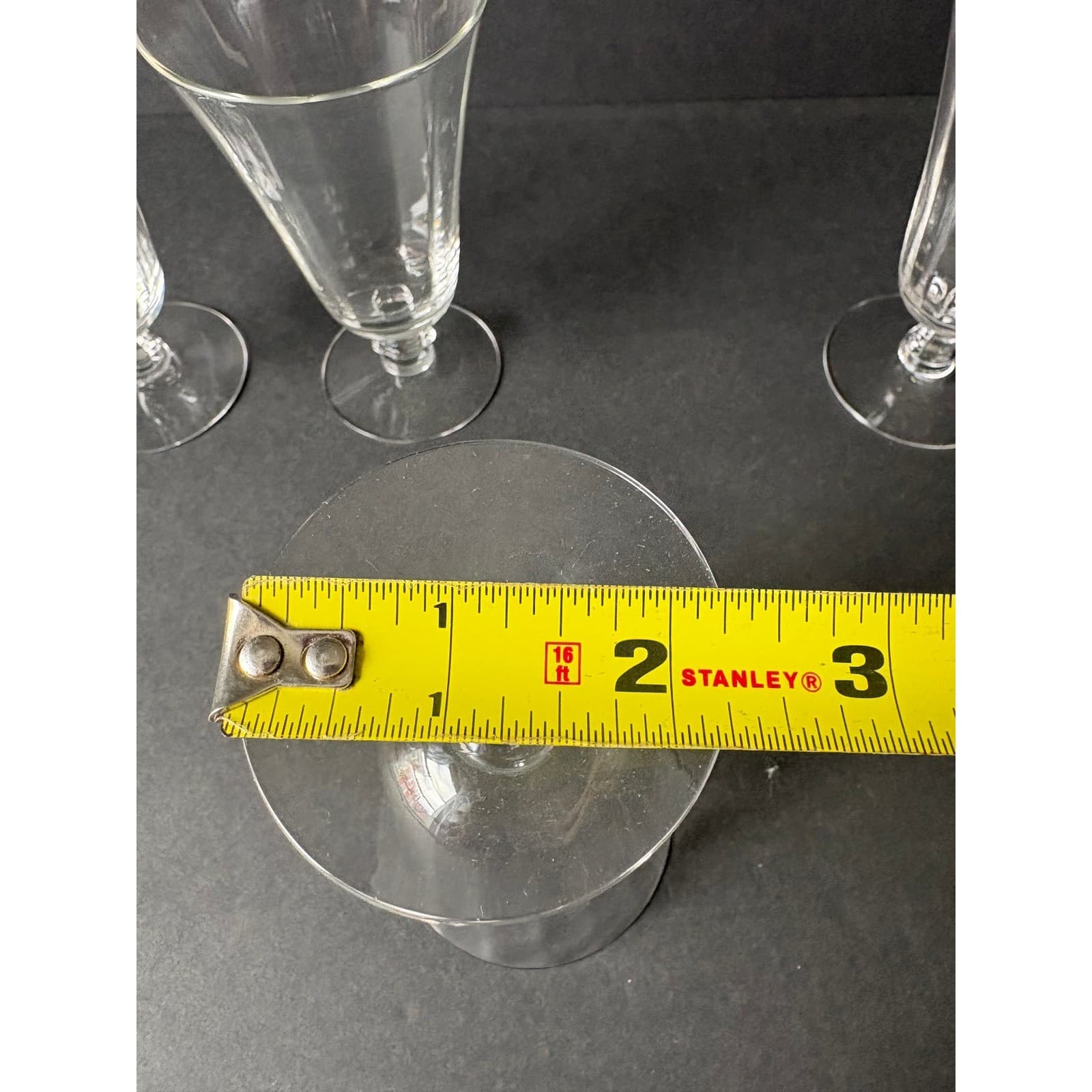 Set of 4 Vintage Silver Flutes By Fostoria Iced Tea Glasses - Thumbnail 8