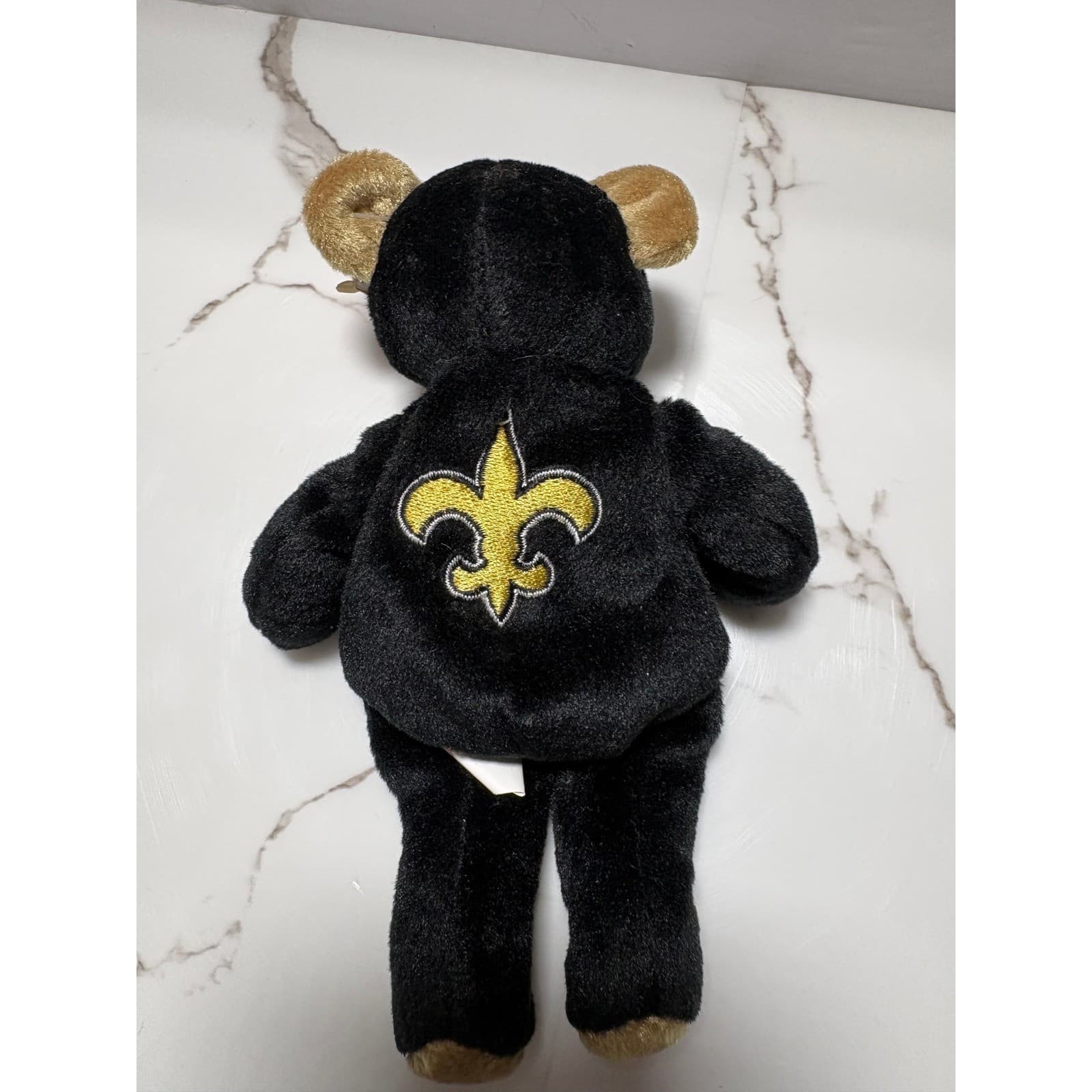 Salvino's Bammers New Orleans Saints NFL Team 2000 Plush Bear Black Gold - Thumbnail 8