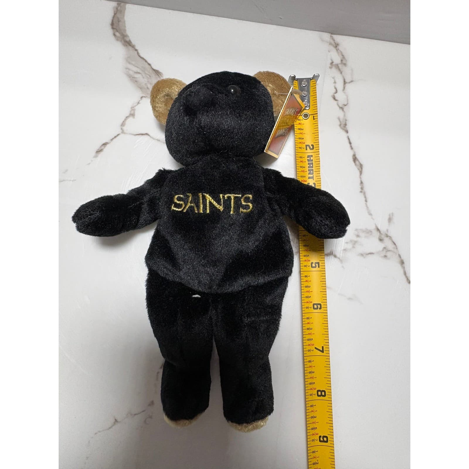 Salvino's Bammers New Orleans Saints NFL Team 2000 Plush Bear Black Gold - Thumbnail 11