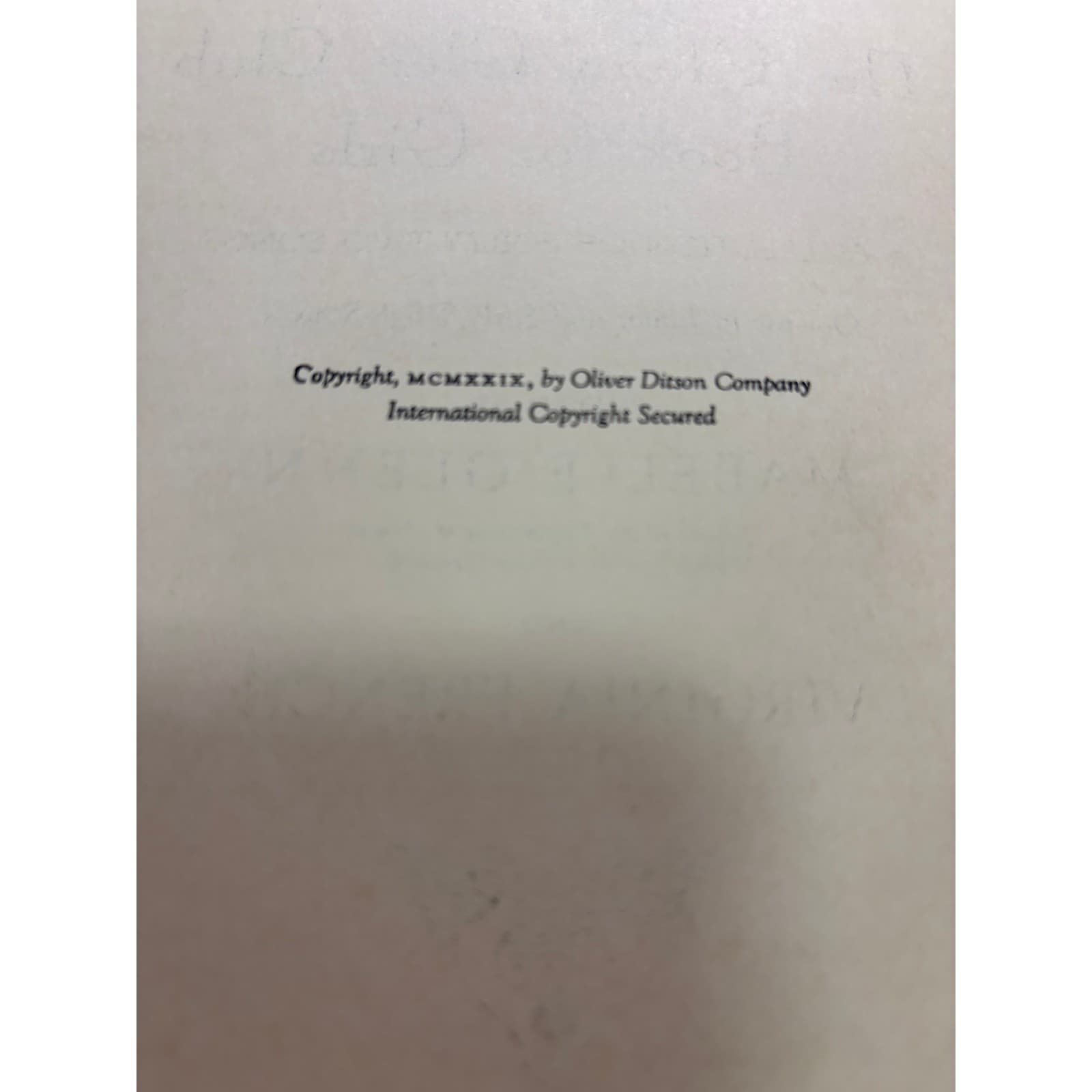 1929 The Glenn Glee Club Book for Girls Mabelle Glenn Oliver Ditson Vintage - Thumbnail 4