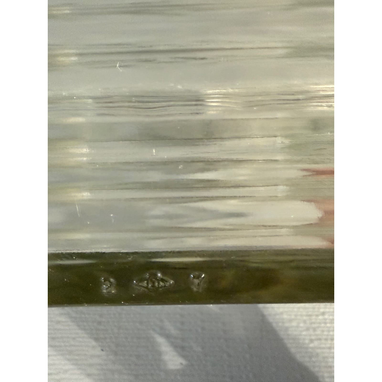 Vintage Clear Wavy Pattern Architectural Glass Block Brick 8x8x4 DIY Decor - Thumbnail 10