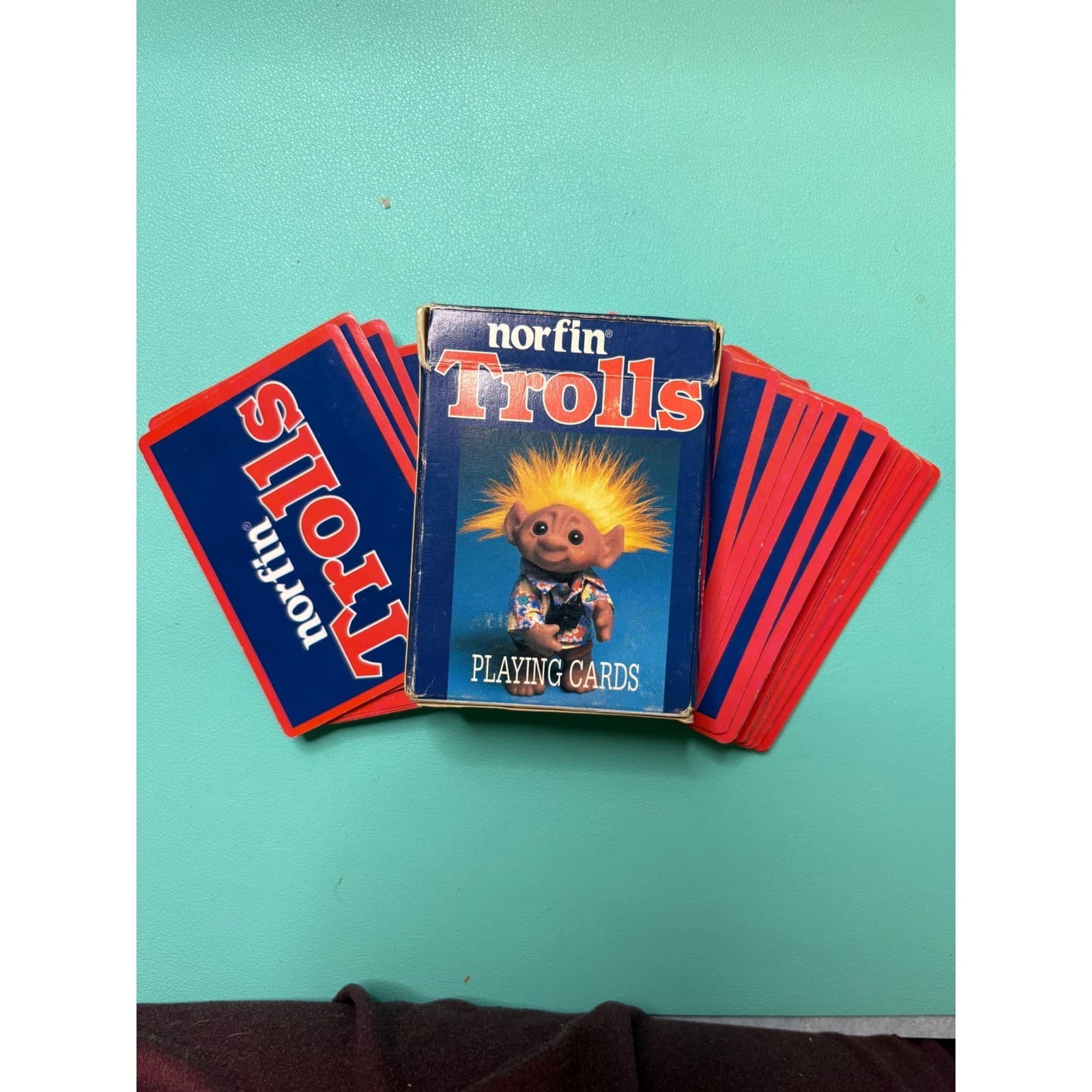 Vintage 1992 Norfin Trolls Playing Cards Fundex Retro 90s Collectible Deck - Thumbnail 3