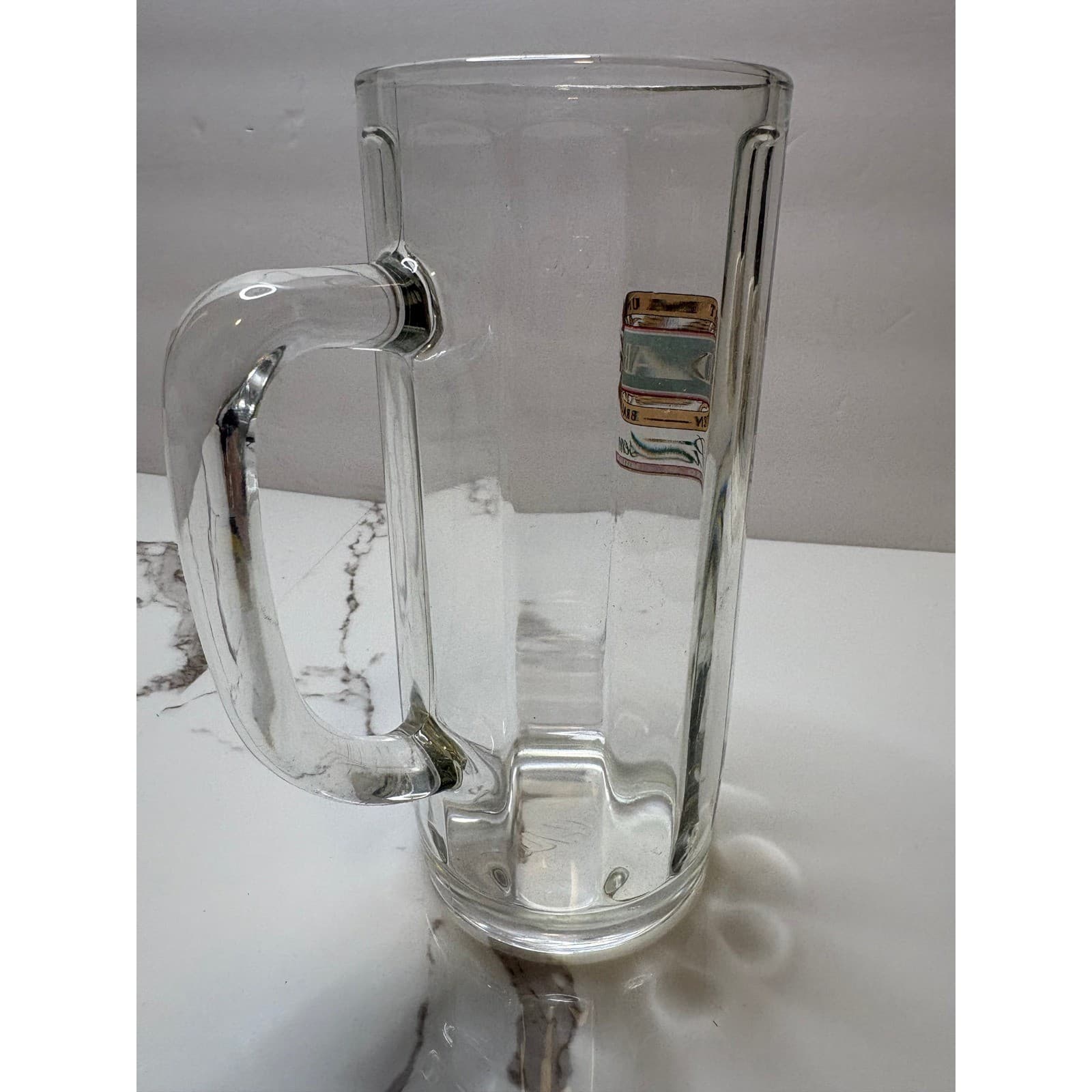 DAB Dortmunder Actien-Brauerei Pilsener Beer Mug Heavy Glass 0.5L Germany - Thumbnail 2