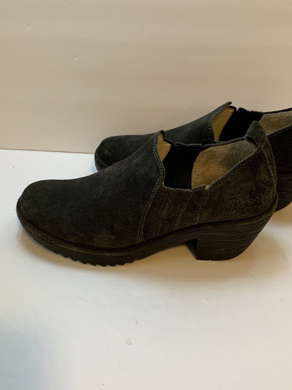 Fly London Women's Shoes Bootie Size 37 US 6.5 Suede Leather WATE931 - Thumbnail 3