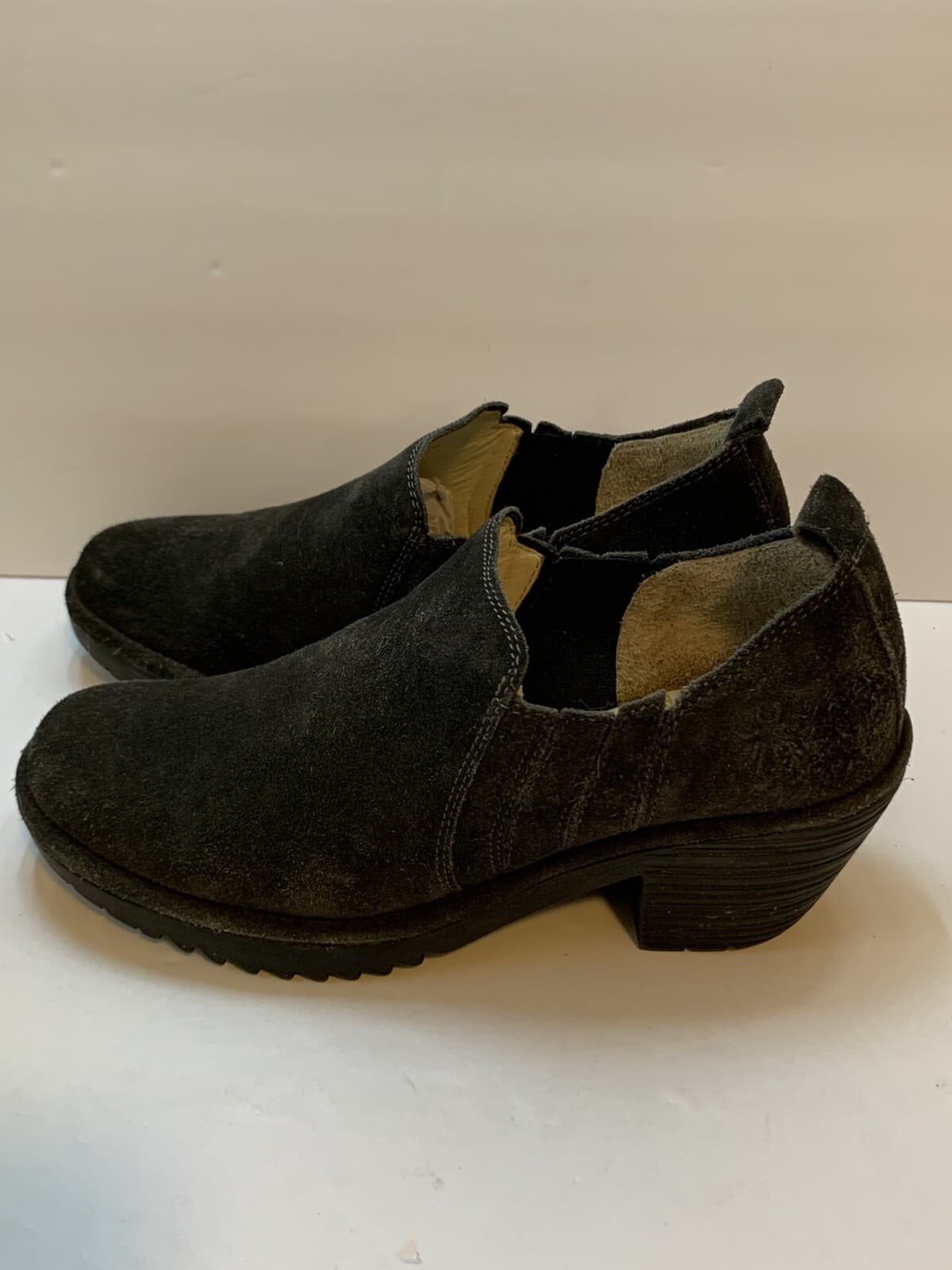 Fly London Women's Shoes Bootie Size 37 US 6.5 Suede Leather WATE931 - Thumbnail 4