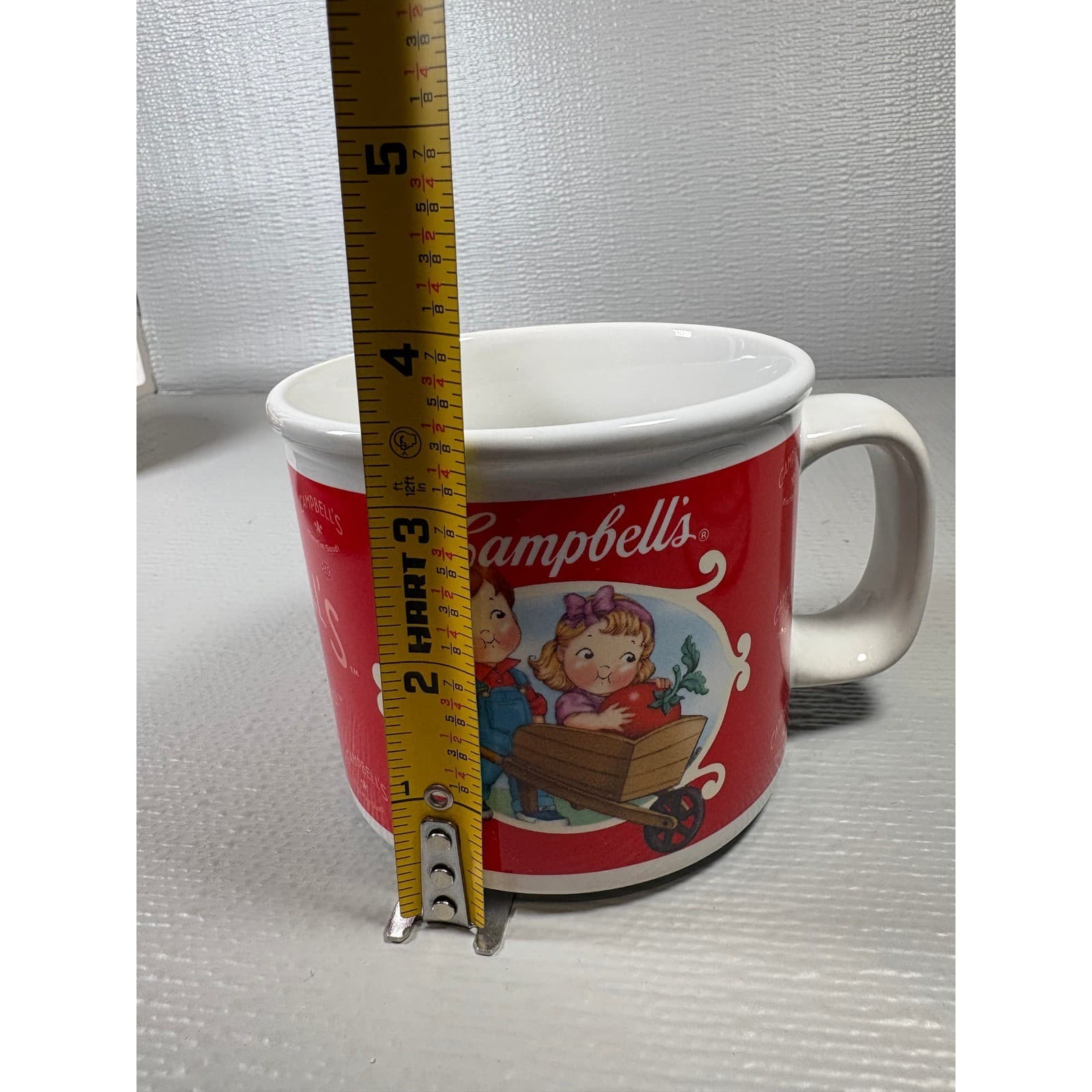 Campbells Soup Mug Houston Harvest 2002 Campbell Kids Red Ceramic 31981 - Thumbnail 5