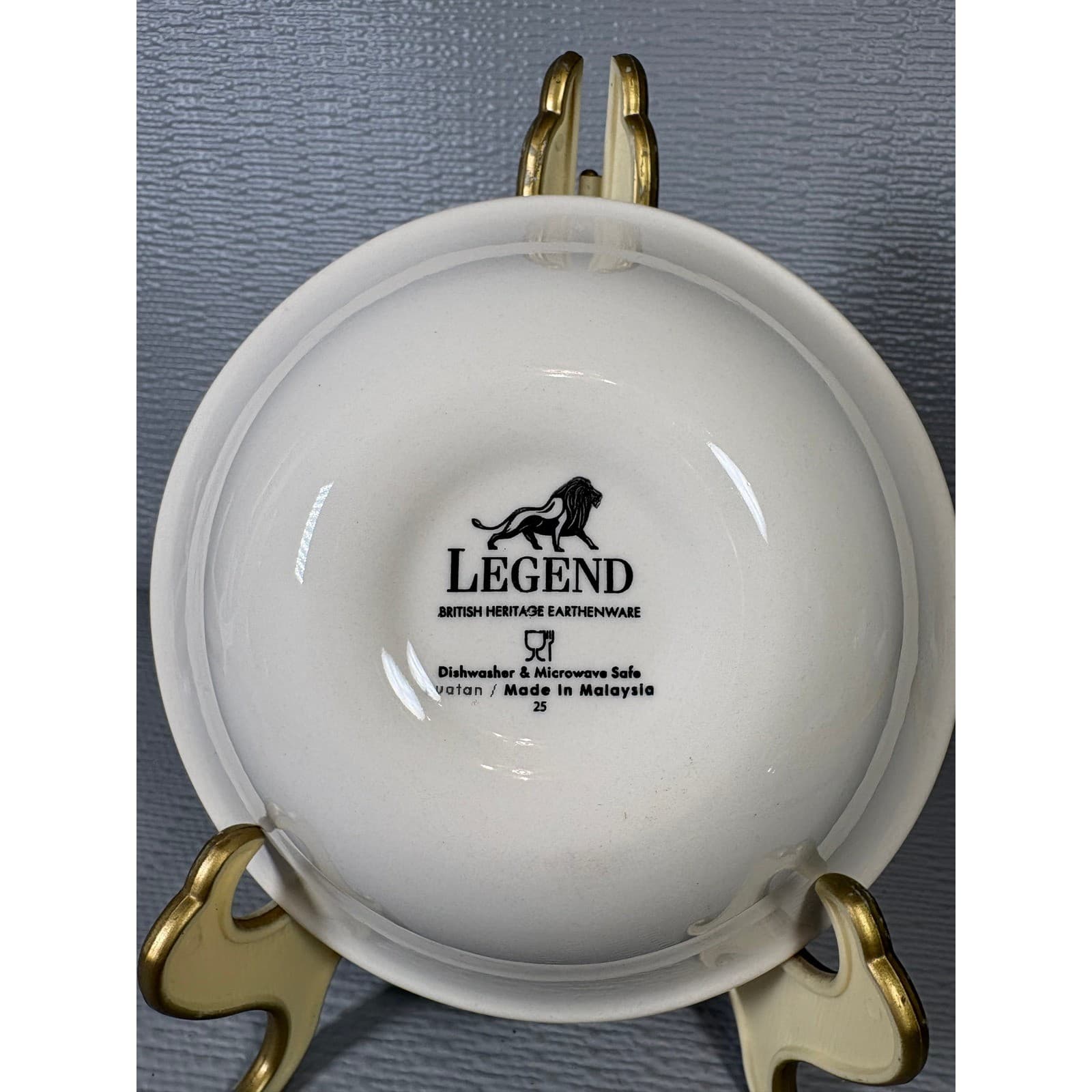 Legend British Heritage Blue Willow Earthenware Bowl 6.25" Blue White Set of 4 - Thumbnail 5