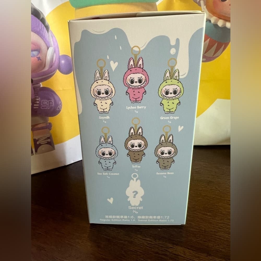 Labubu Exciting Macaron SESAME BEAN Standing V1 NEW CONFIRMED UNOPENED BOX - Thumbnail 9