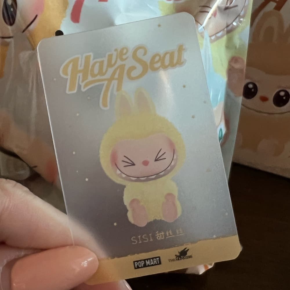 Labubu Have a Seat Yellow SISI Confirmed Open Box NEW 100% Authentic!! - Thumbnail 6