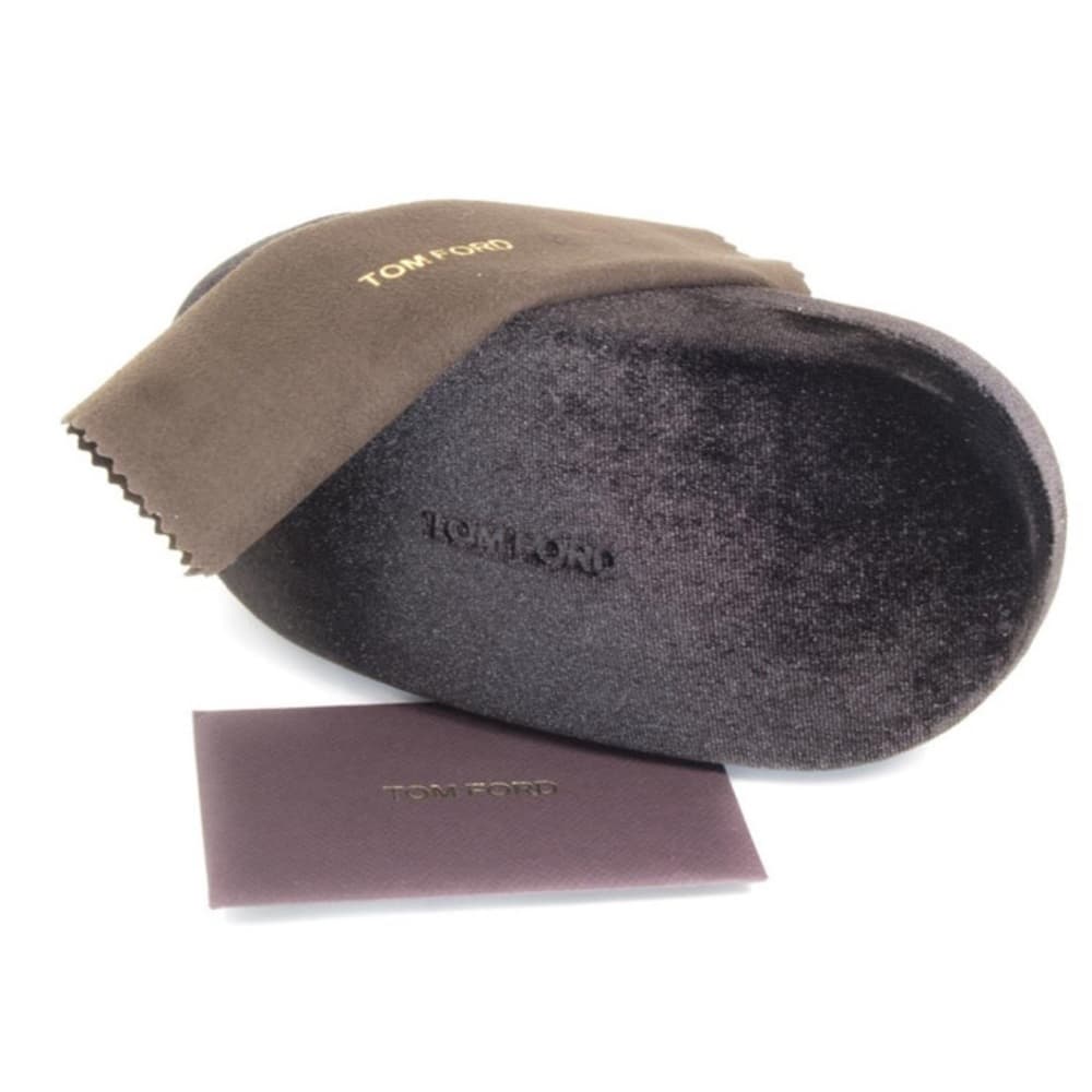 NEW Tom Ford Alissa Havana Silver Metal Tortoise Round Mirror Sunglasses - Thumbnail 8