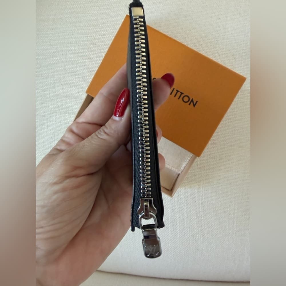 Louis Vuitton Monogram Eclipse Compact Coin Card Holder Wallet M82253 RFID CHIP - Thumbnail 9