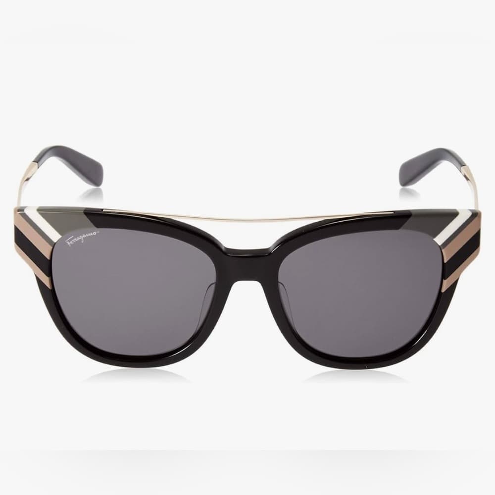 NEW Salvatore Ferragamo Semi Black Cat Eye Sunglasses SF882SA with Box - Thumbnail 4