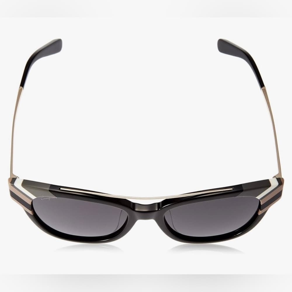 NEW Salvatore Ferragamo Semi Black Cat Eye Sunglasses SF882SA with Box - Thumbnail 3
