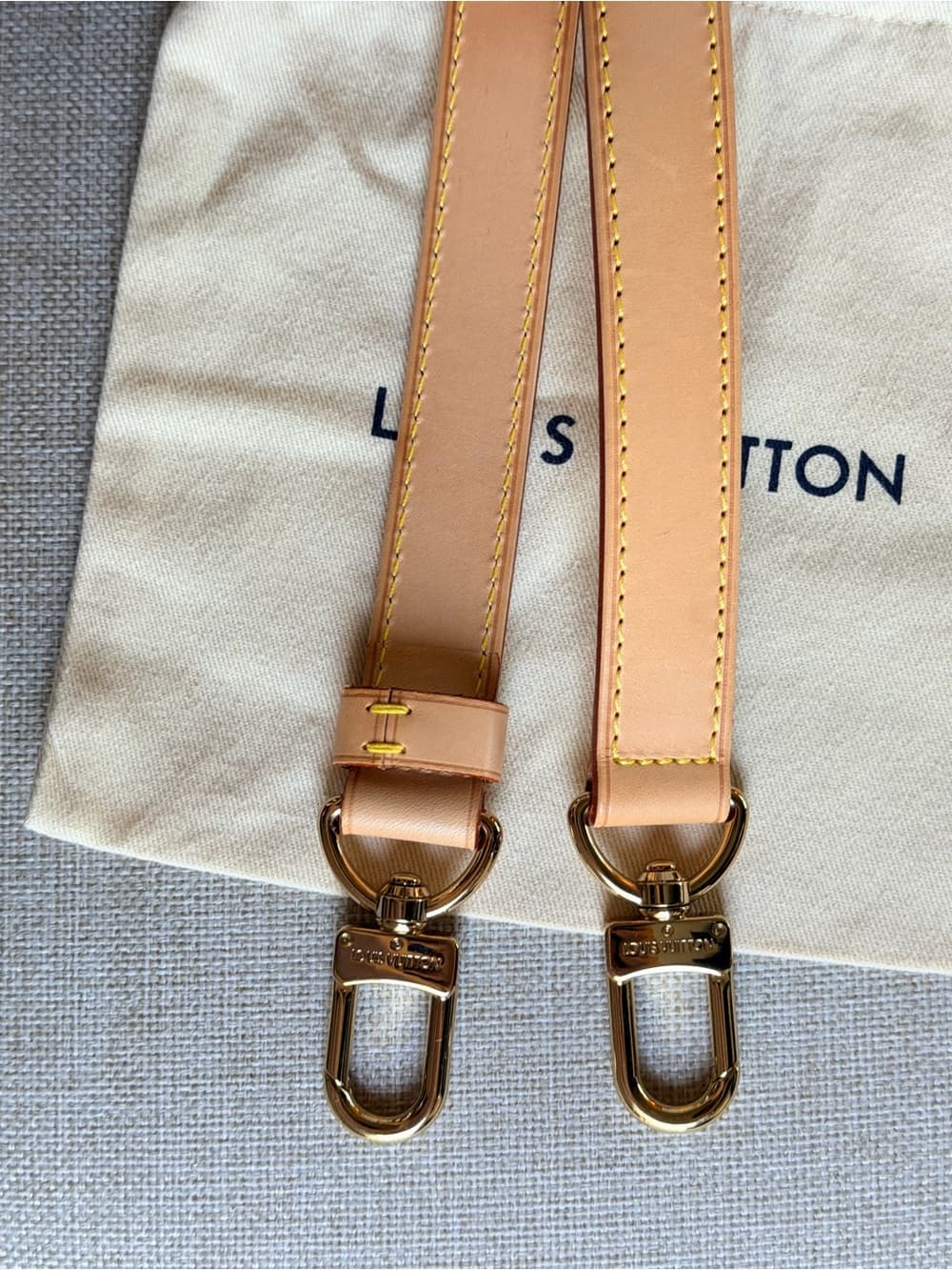 Louis Vuitton Travel Keepall Adjustable Vachetta Leather Strap w/ Box & Dust Bag - Thumbnail 5