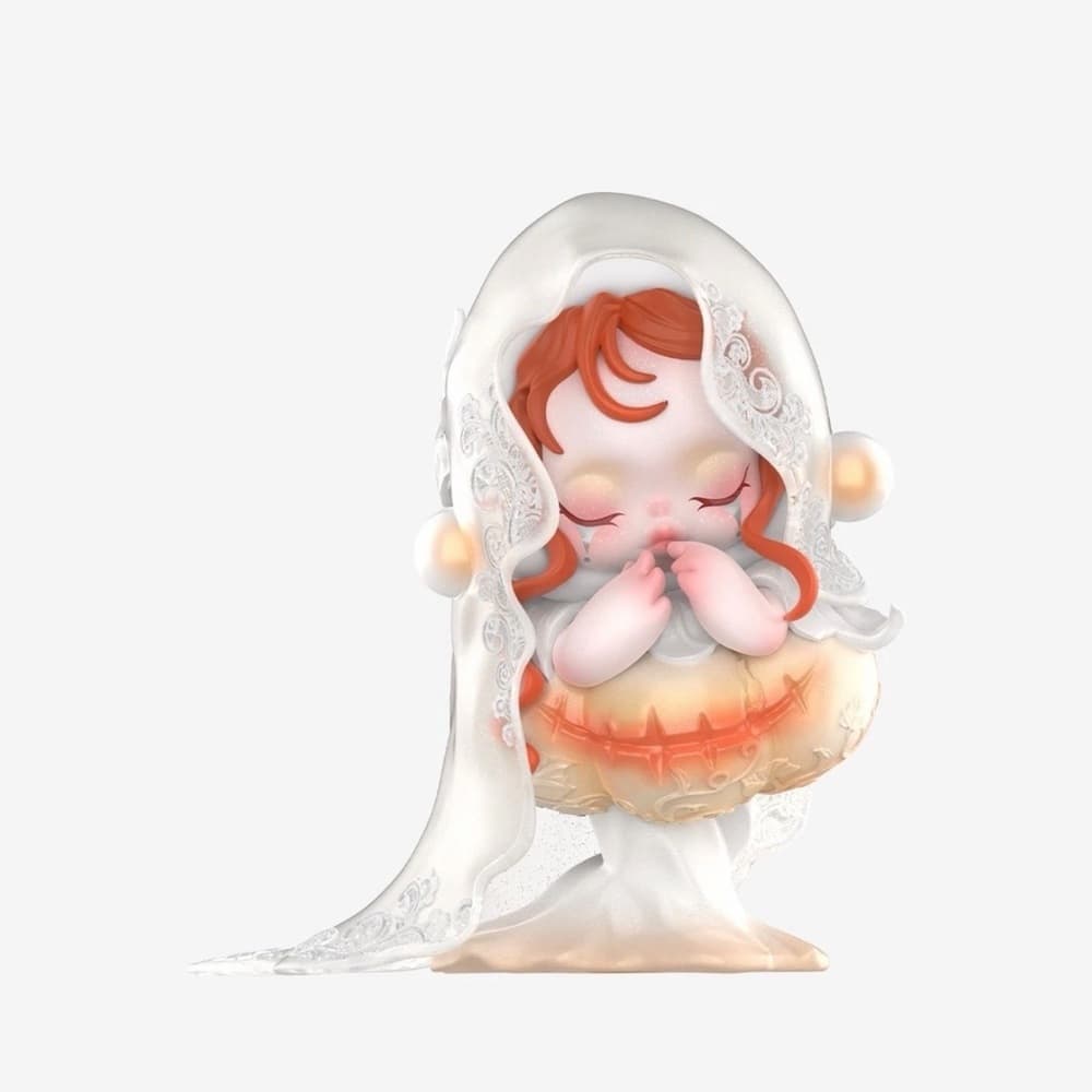 Skullpanda Covenant of The White Moon Pop Mart Limited Edition Lights Up NEW NIB - Thumbnail 4