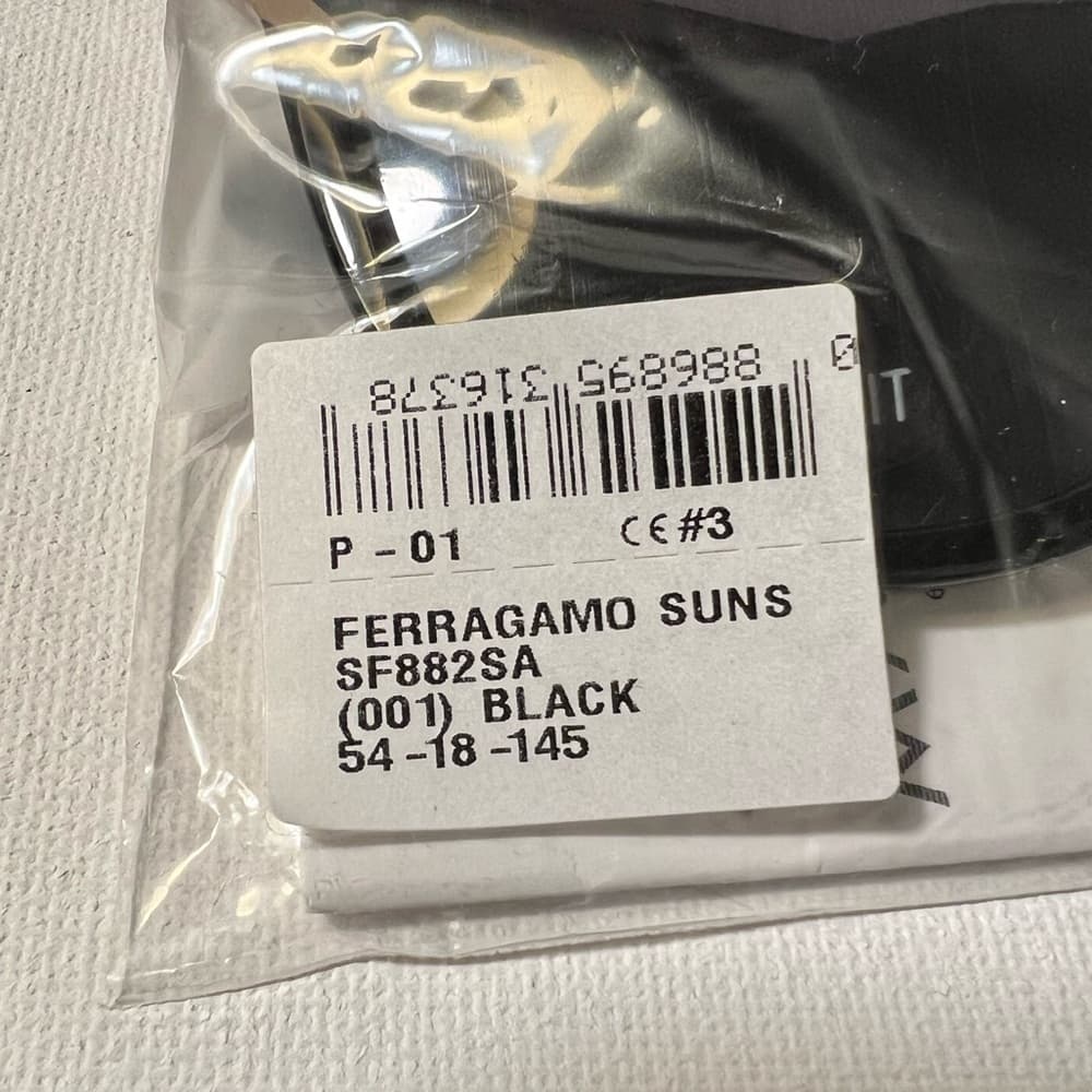 NEW Salvatore Ferragamo Semi Black Cat Eye Sunglasses SF882SA with Box - Thumbnail 9