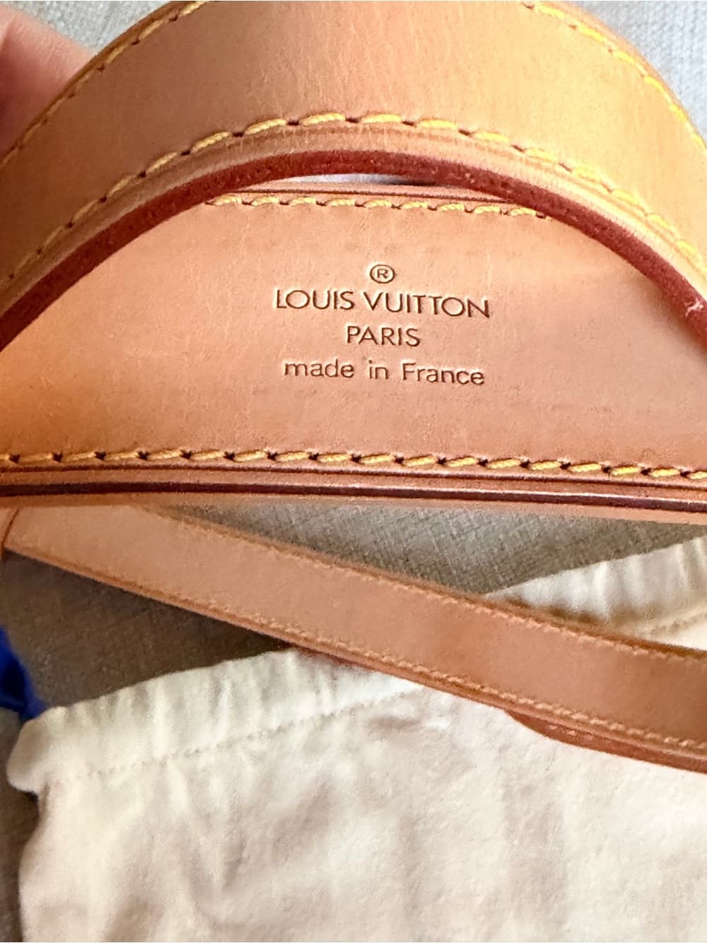 Louis Vuitton Travel Keepall Adjustable Vachetta Leather Strap w/ Box & Dust Bag - Thumbnail 4