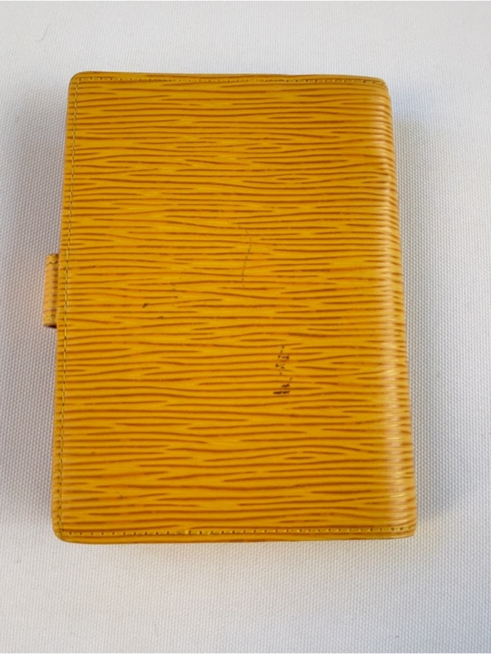 Louis Vuitton Vintage Epi Agenda PM Yellow Toledo Gold Planner Leather Cover - Thumbnail 2