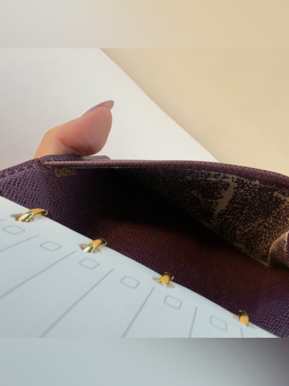 Louis Vuitton Vintage Epi Agenda PM Yellow Toledo Gold Planner Leather Cover - Thumbnail 10